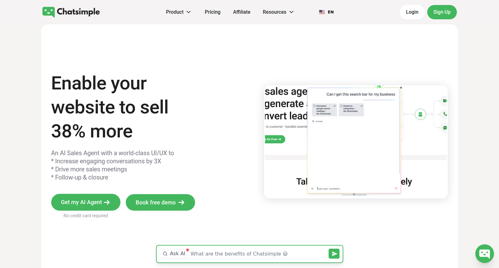 AI Copilot ChatGPT Chatbot Builder Platform | Chatsimple icon