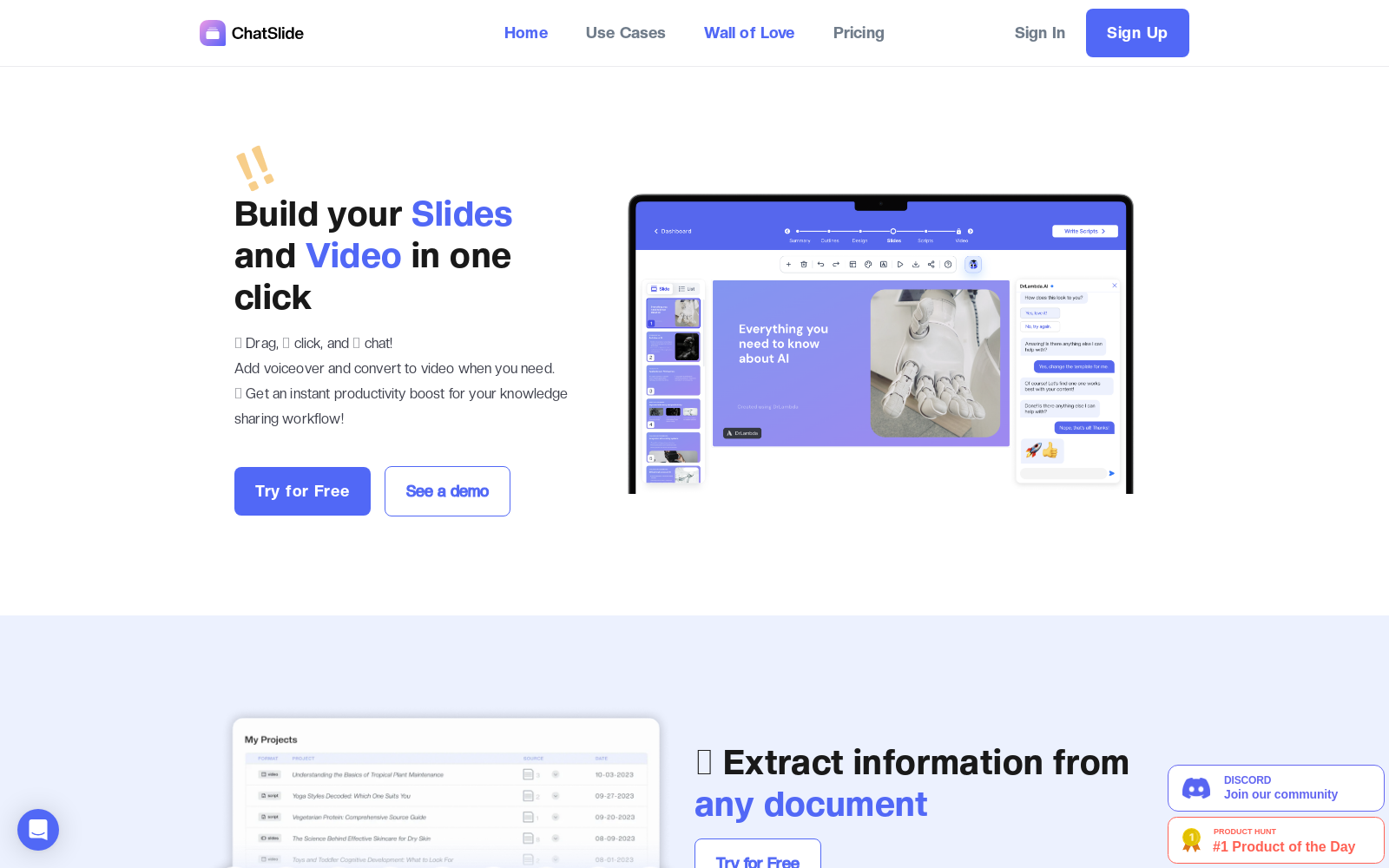 ChatSlide: Create Professional Slides with AI