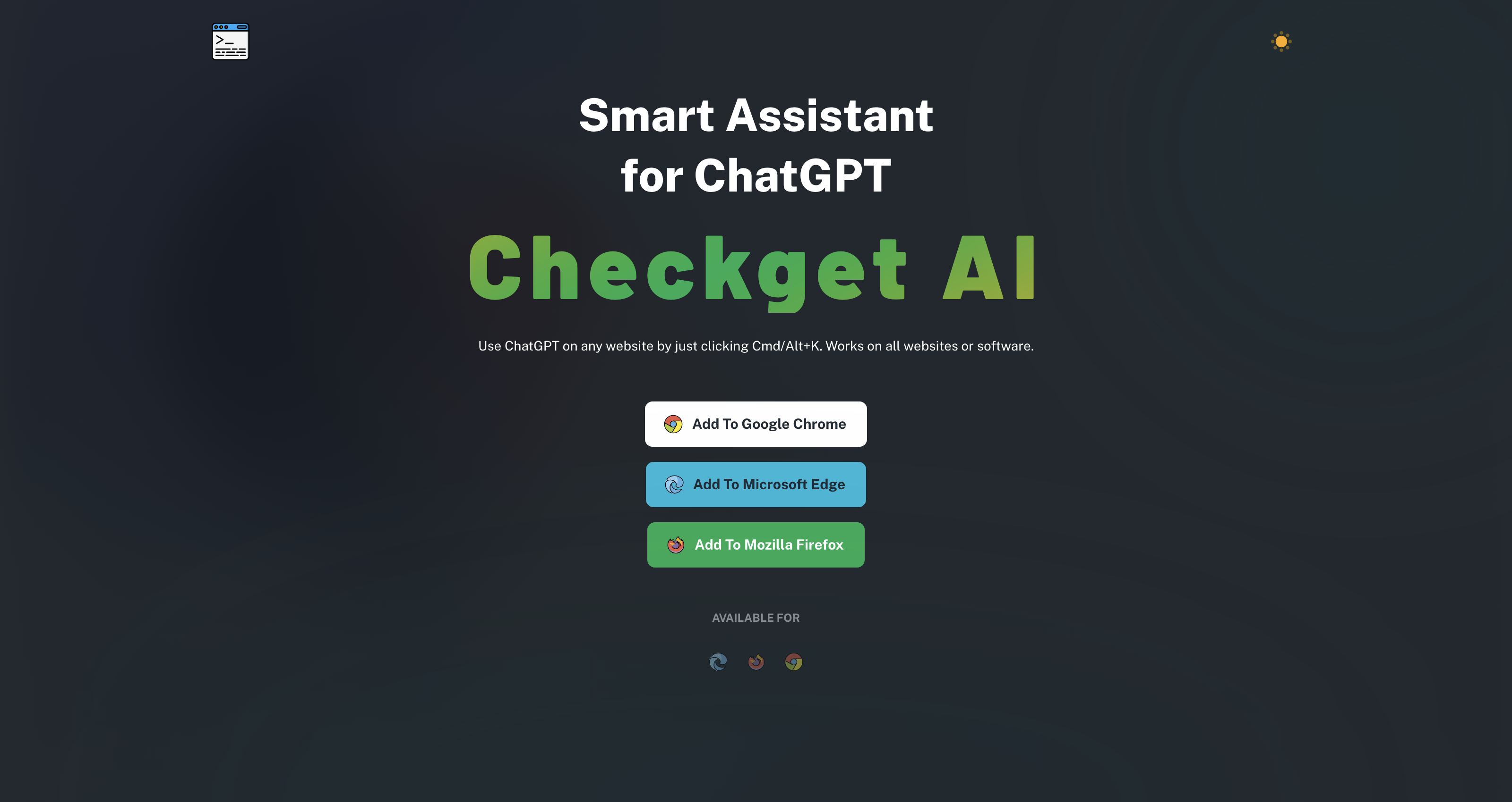 Checkget - Smart Assistant for ChatGPT