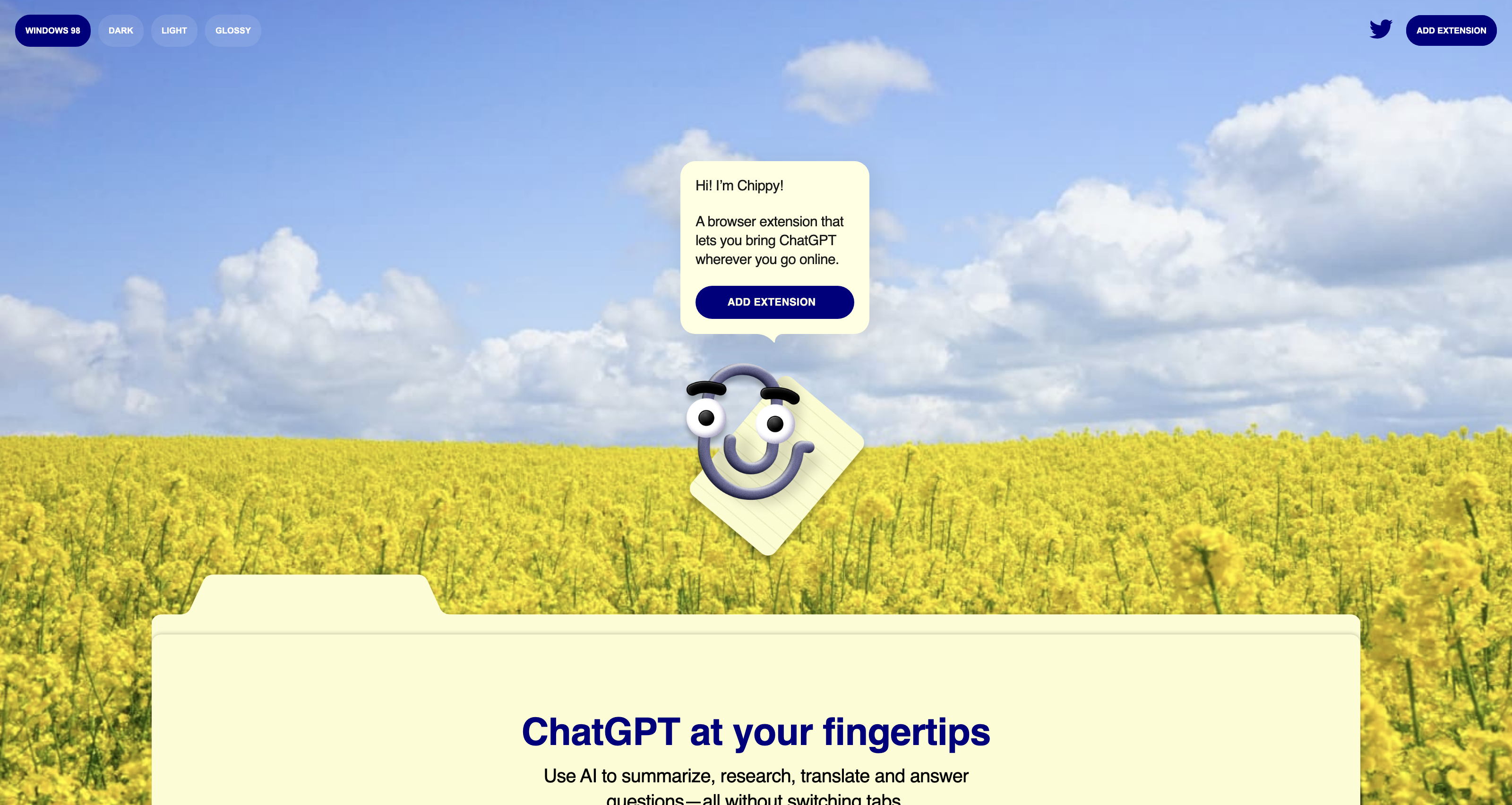 Chippy - AI ChatGPT Chrome extension