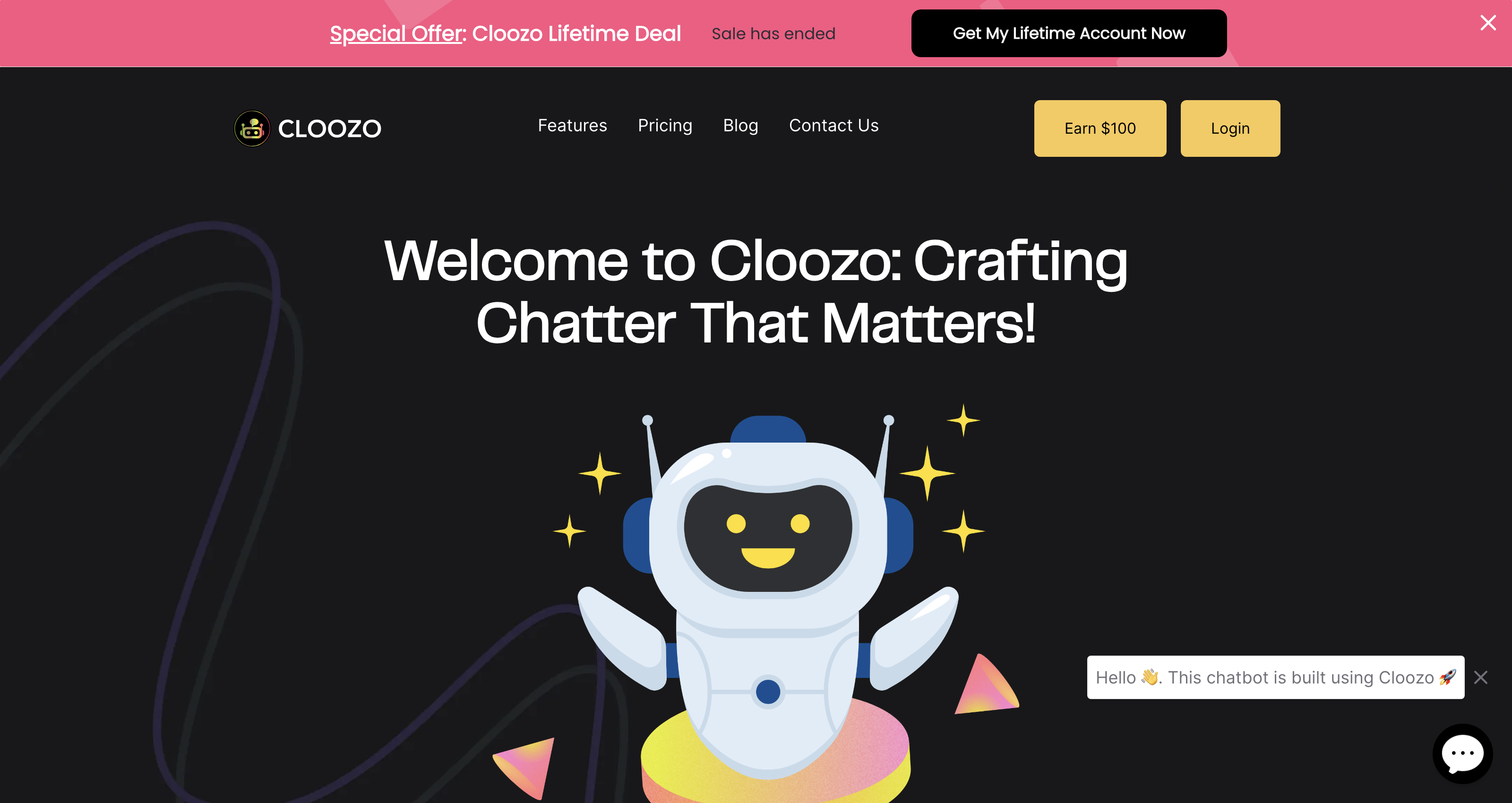 Cloozo - Create Your Own ChatGPT Website Chatbots