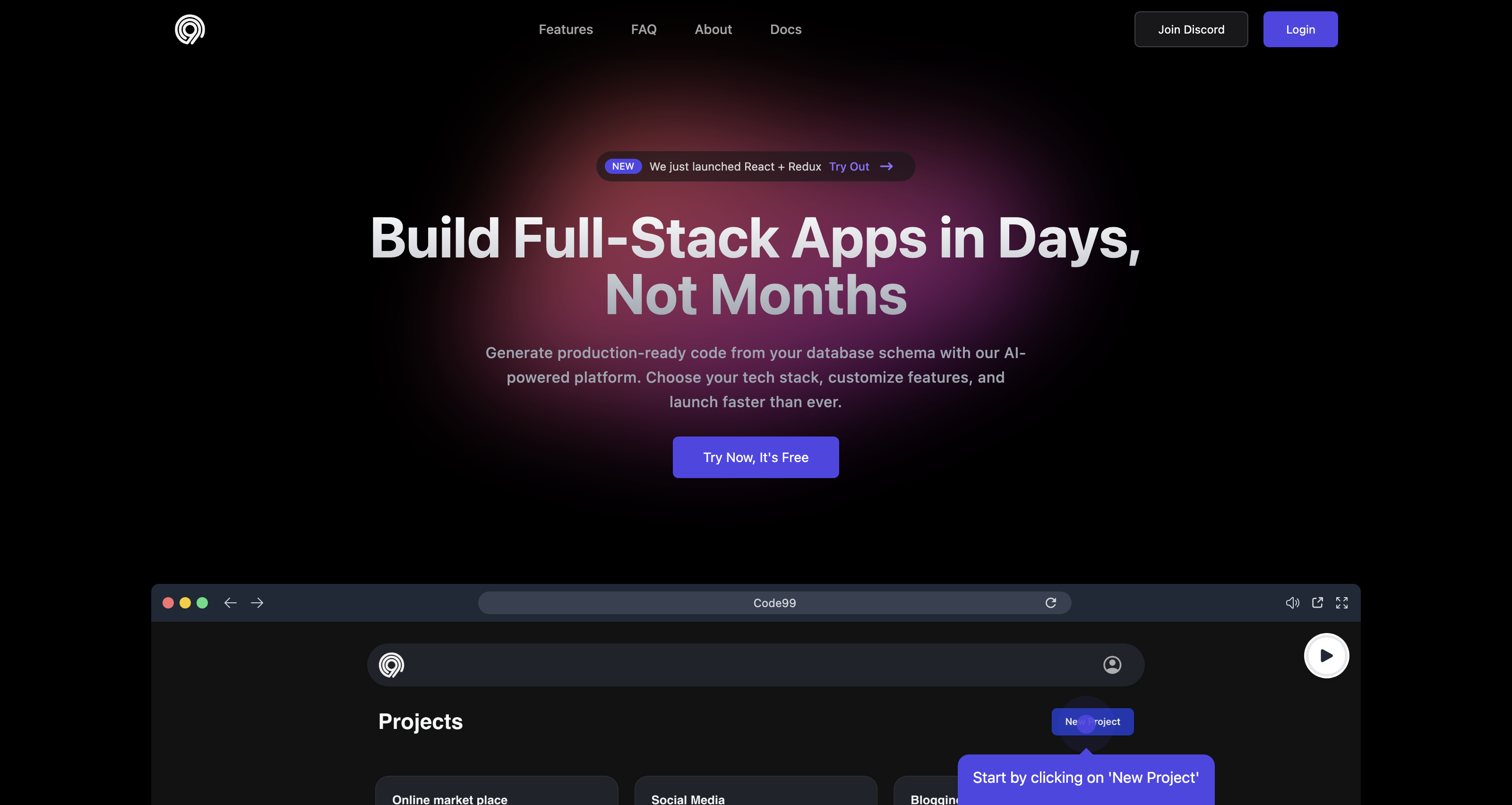 Build Full-Stack Apps in Days, Not Months
