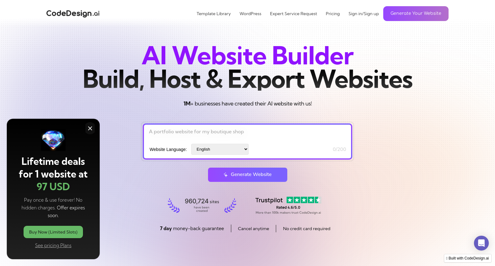 CodeDesign.ai | AI Website Builder icon