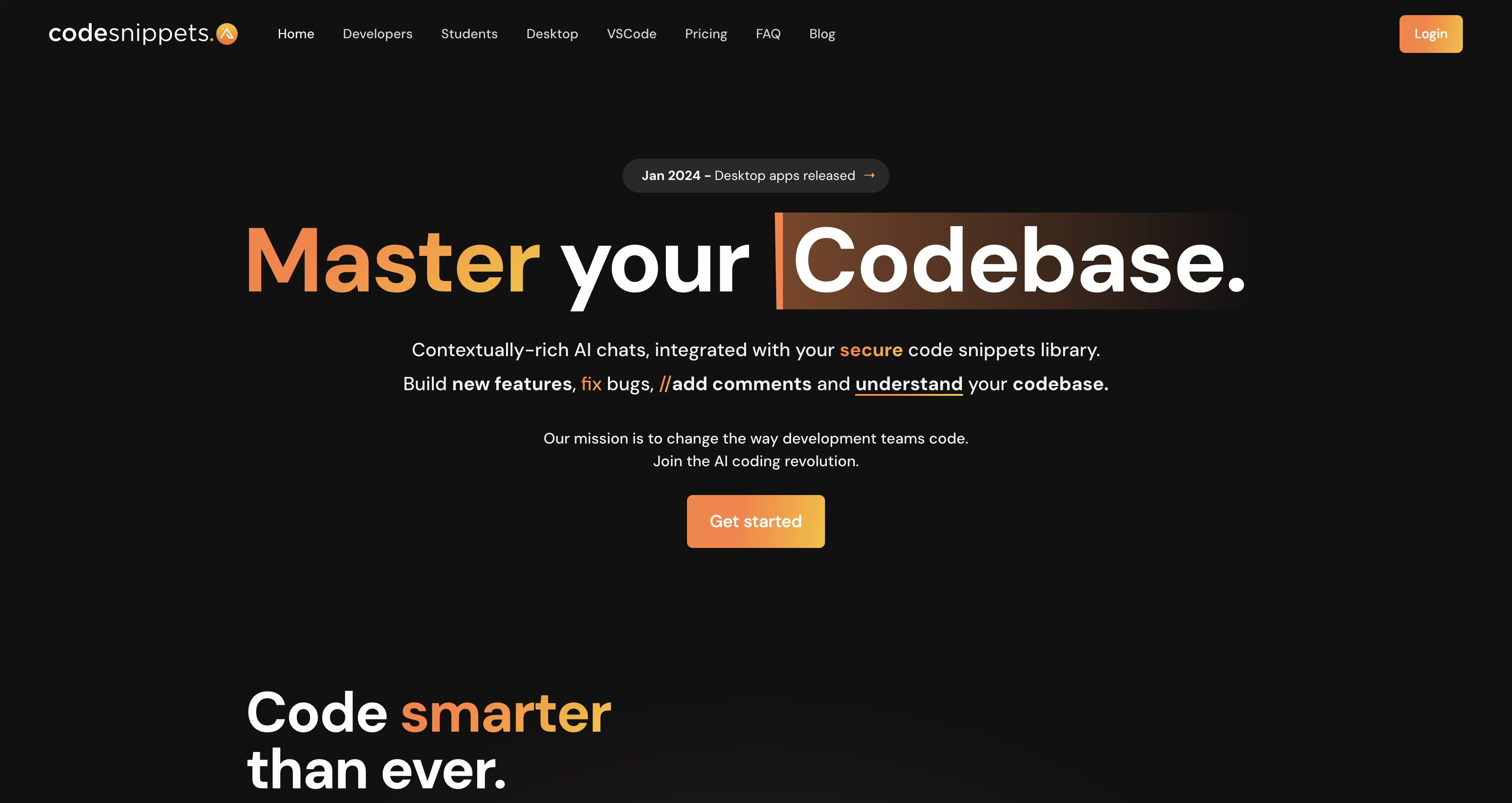 Code Snippets AI - AI-Powered Code Snippets Library for Teams. icon