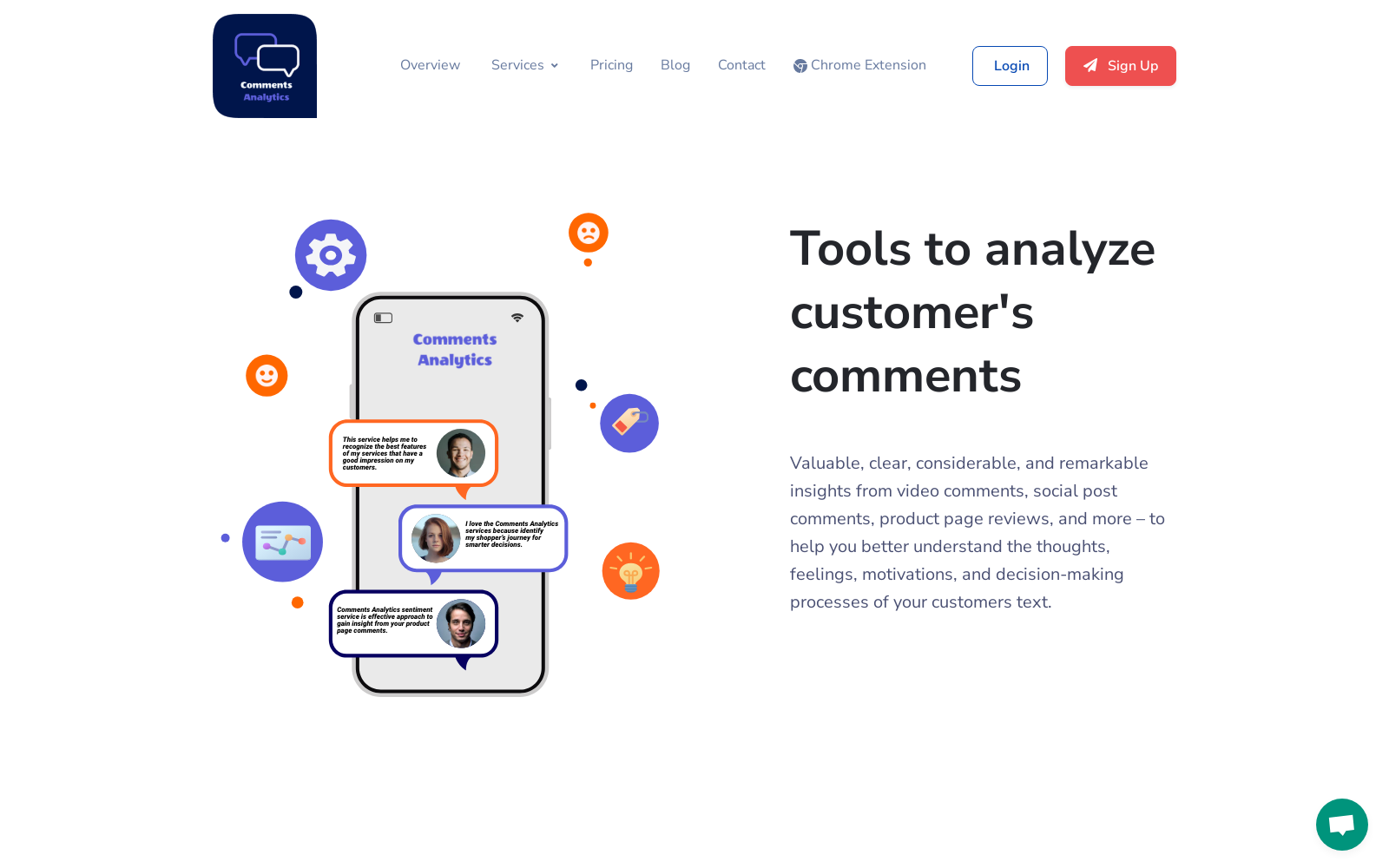 Comments Analytics | Analysis of comments to obtain insights icon