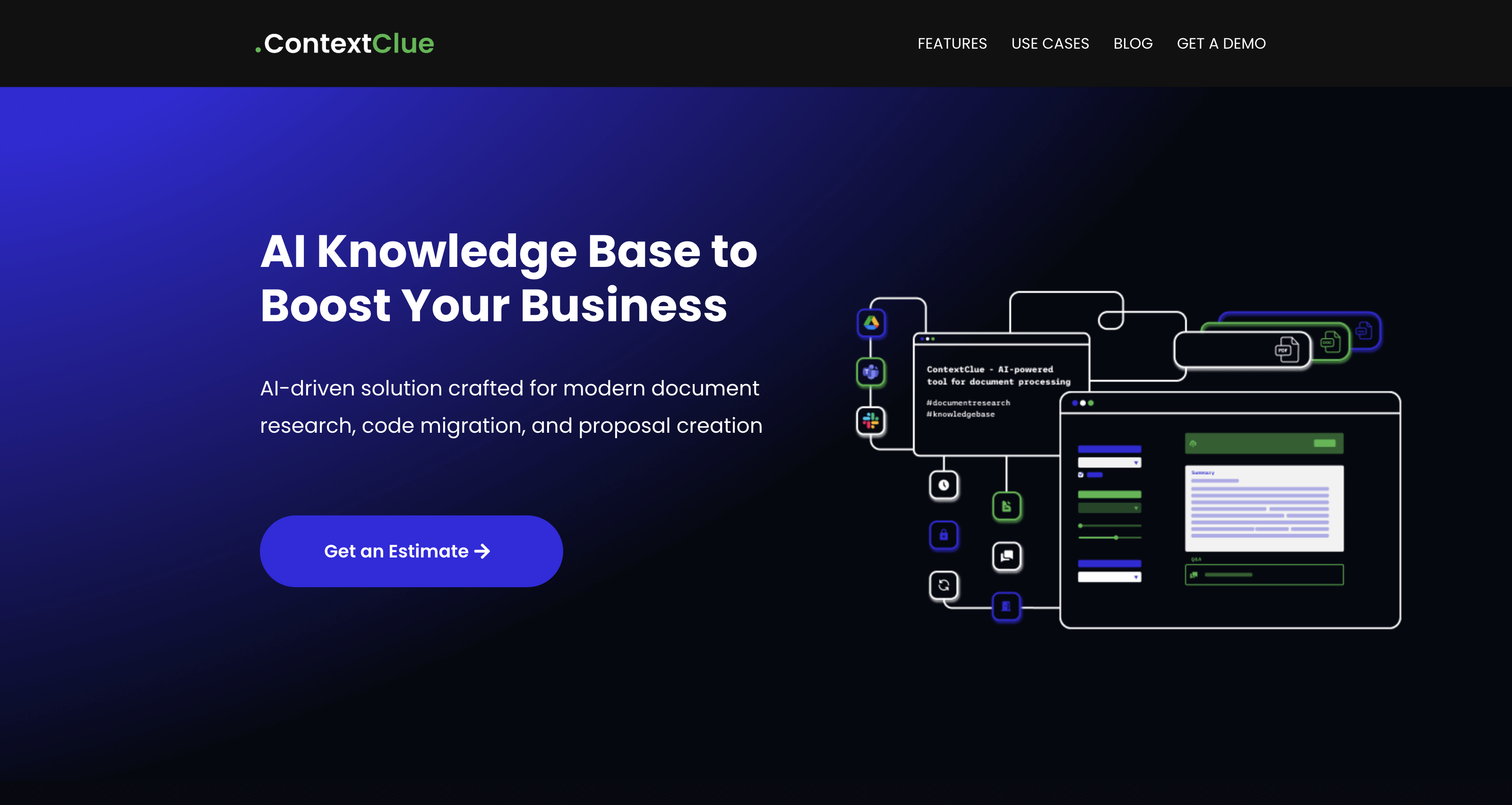 AI Text Analysis Tool - Enhanced document insights - Context Clue