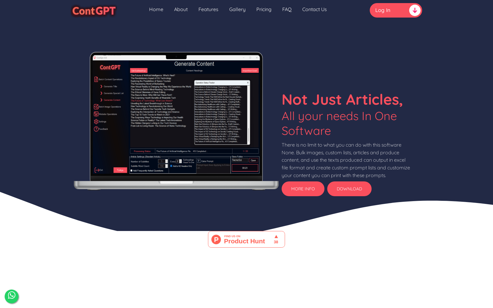 ContGpt - Article Generator with AI icon