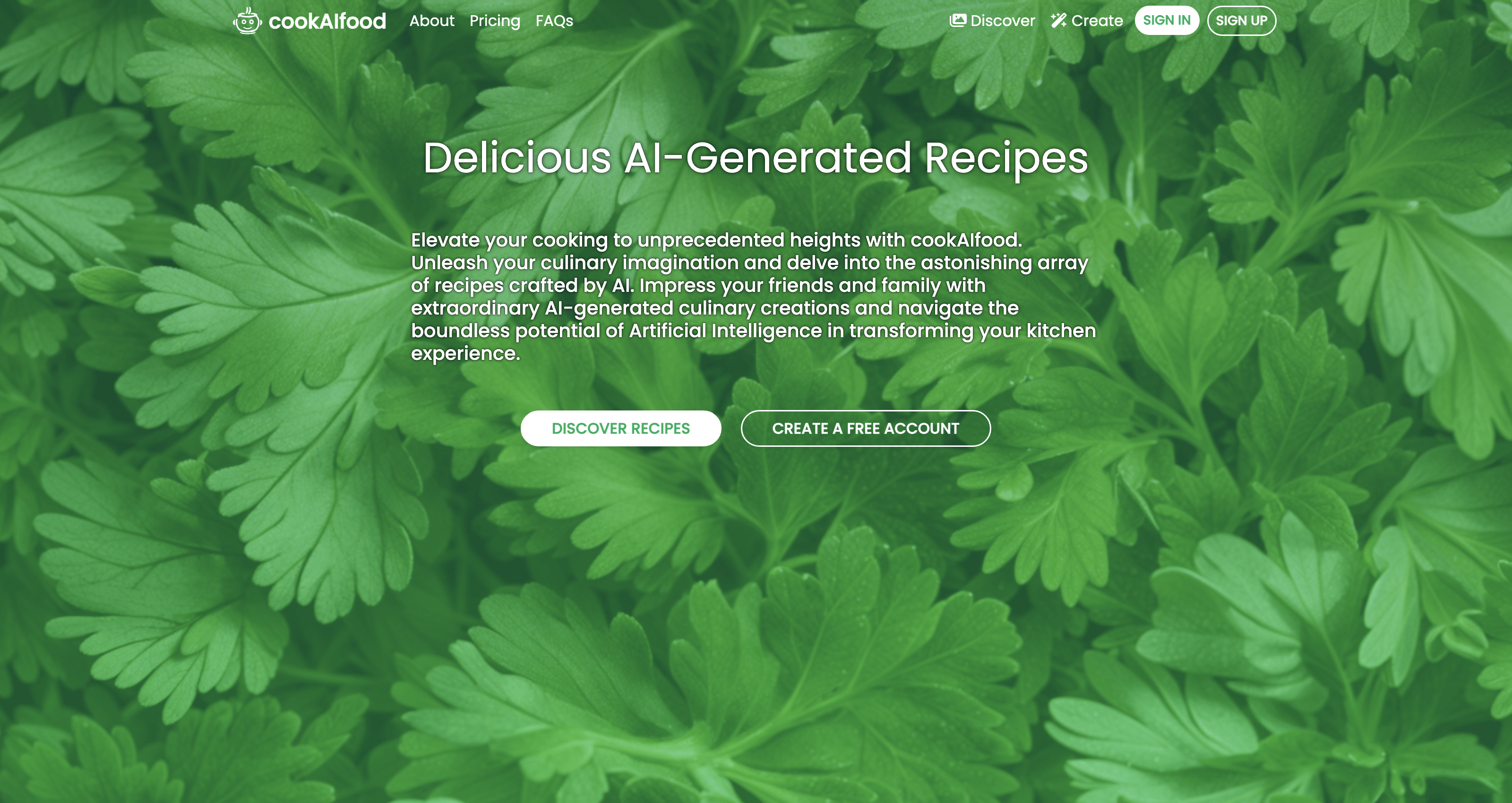 cookAIfood | AI Recipes