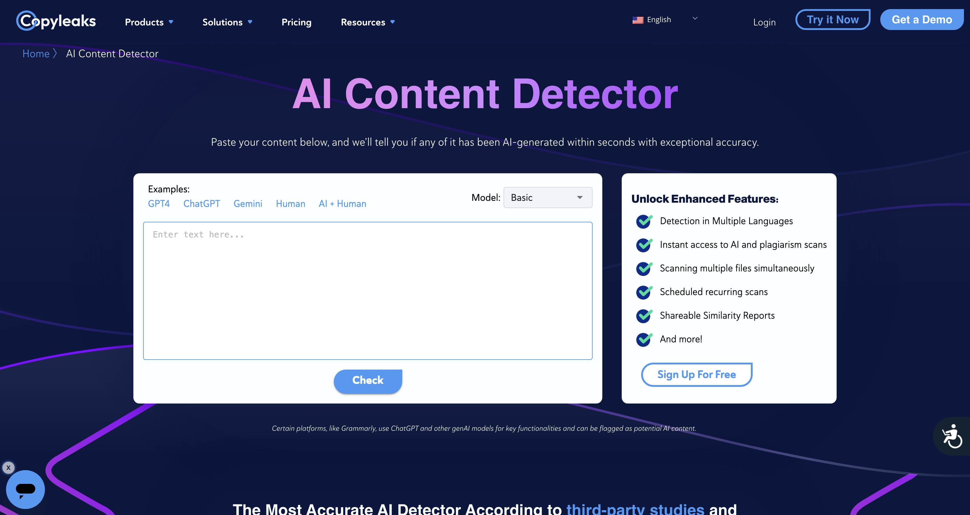 AI Detector | ChatGPT Detector | AI Checker - Copyleaks