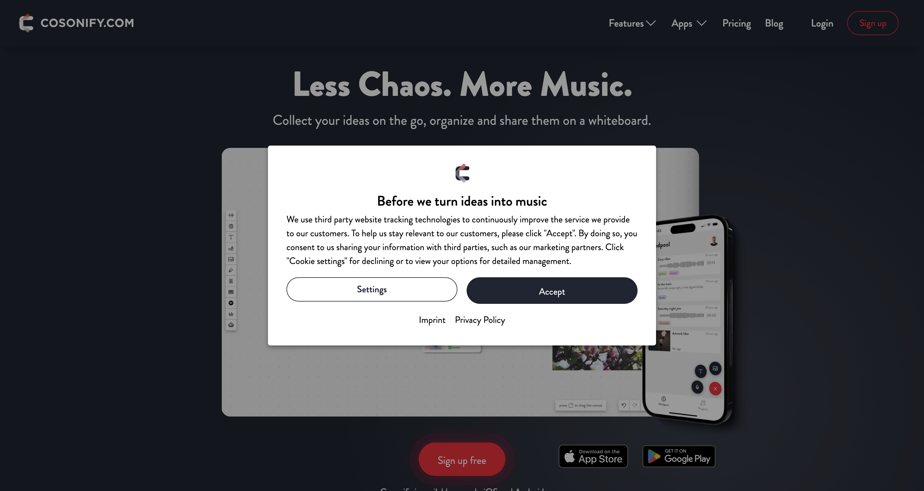 Cosonify - Less chaos. More music. icon