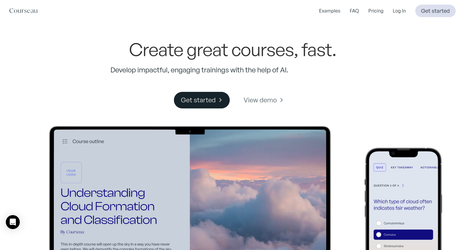 Develop engaging courses with the help of AI.