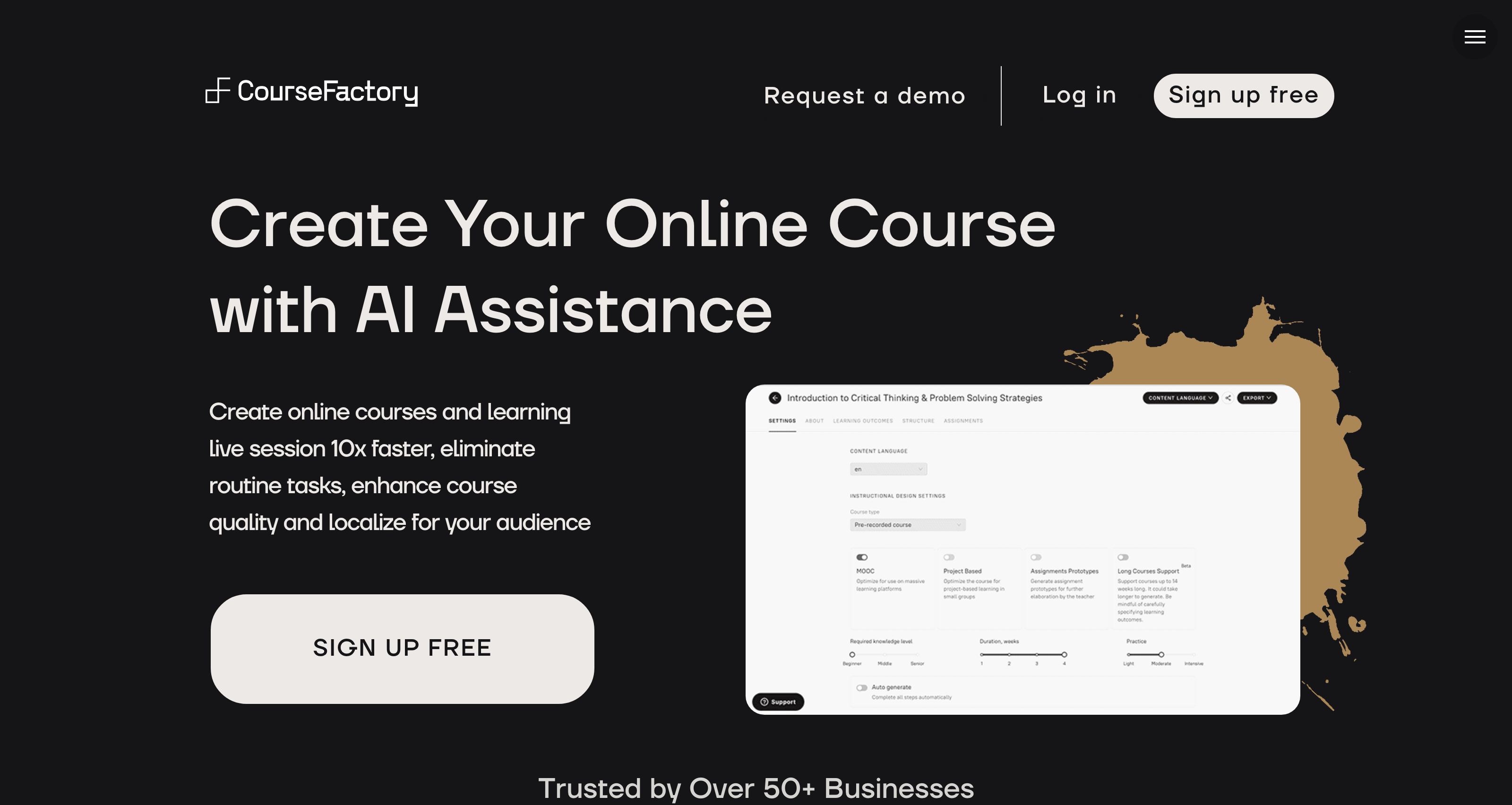 CourseFactory AI - Create Your Online Course with AI Assistance