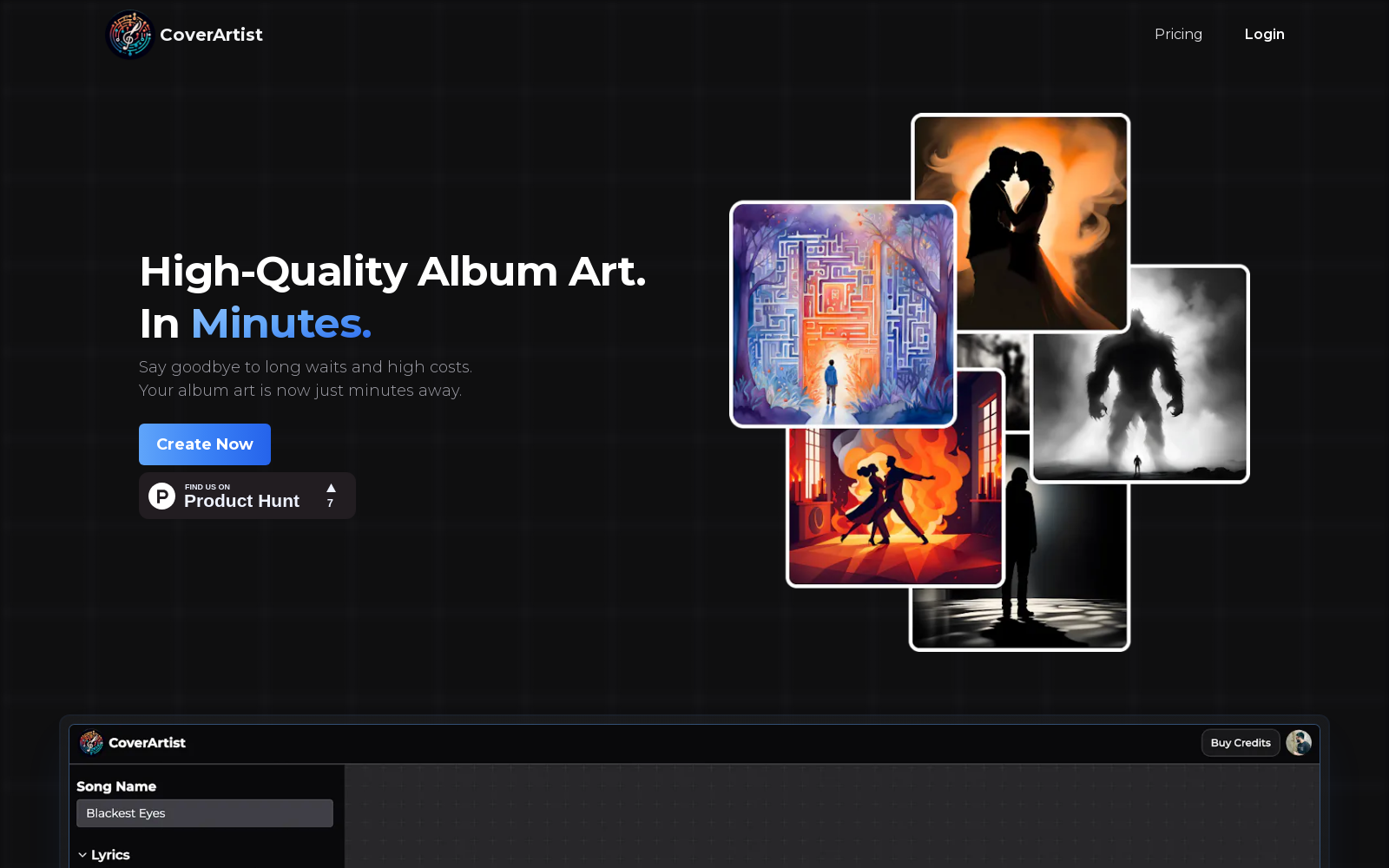 CoverArtist - AI Album Cover Generator icon