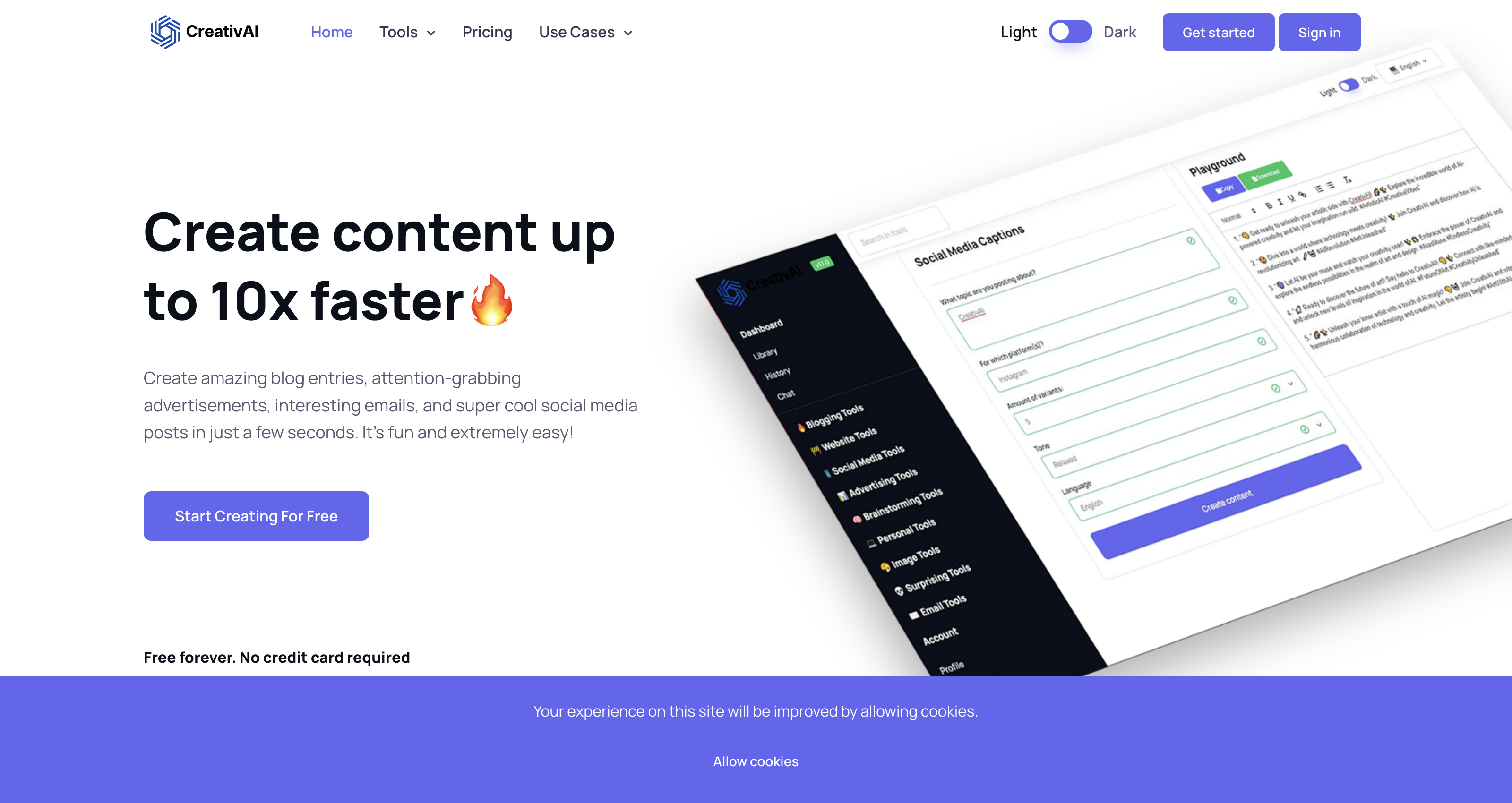 CreativAI | Write up to 10x faster with CreativAI icon