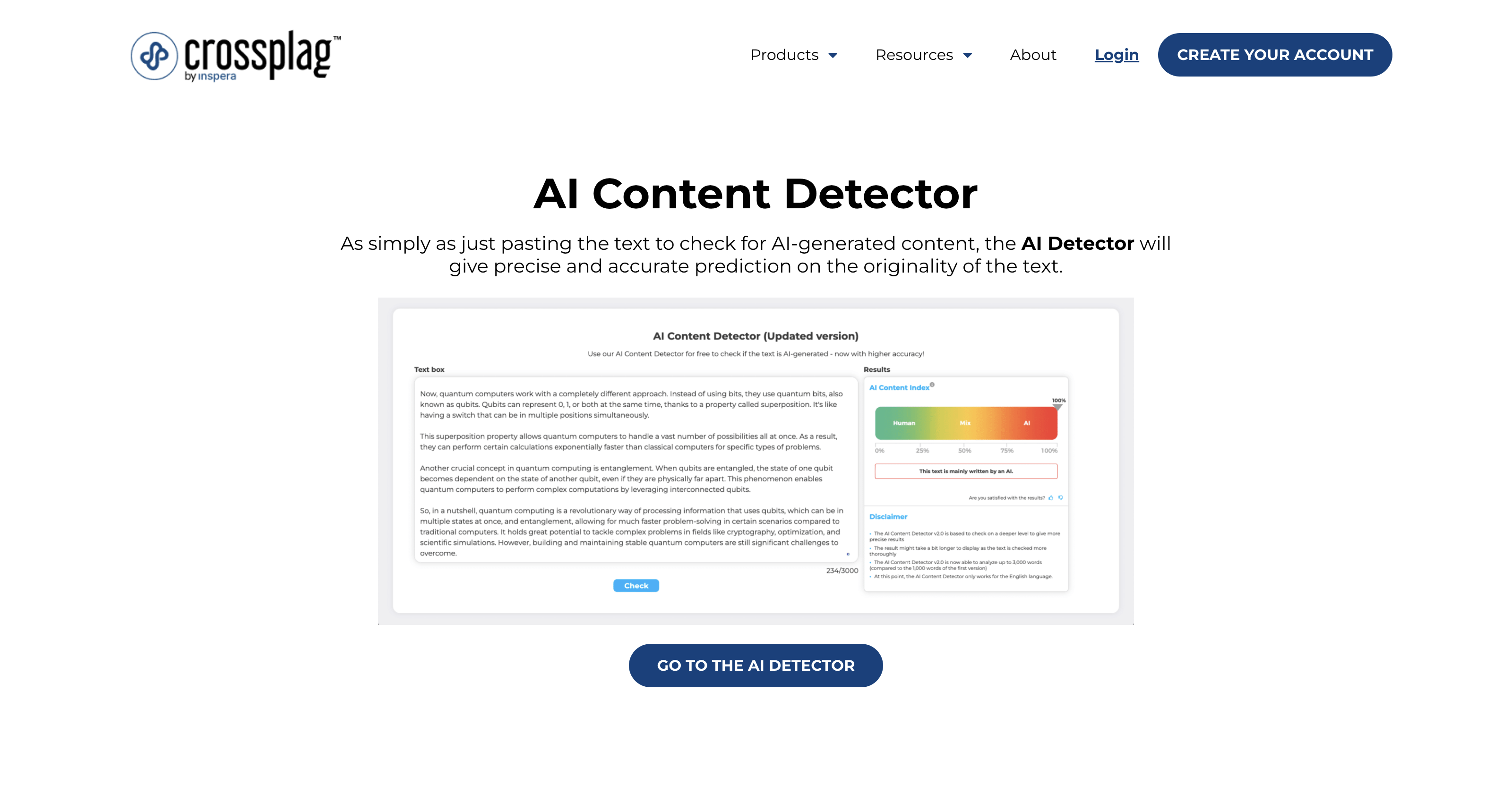 AI Content Detector