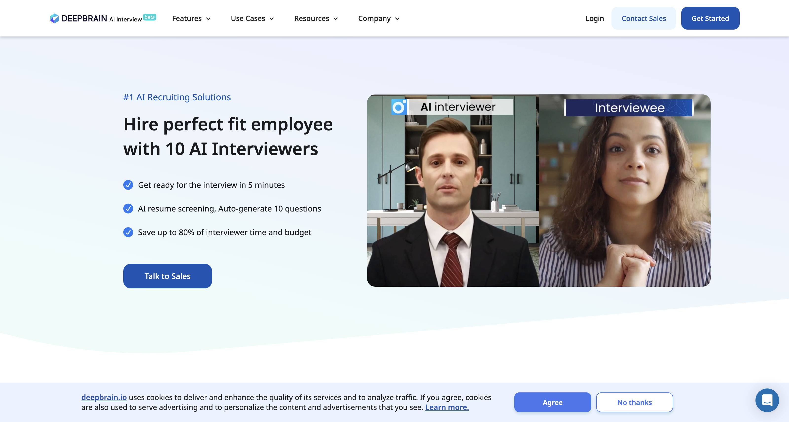 Innovate HR Process with AI Interview icon