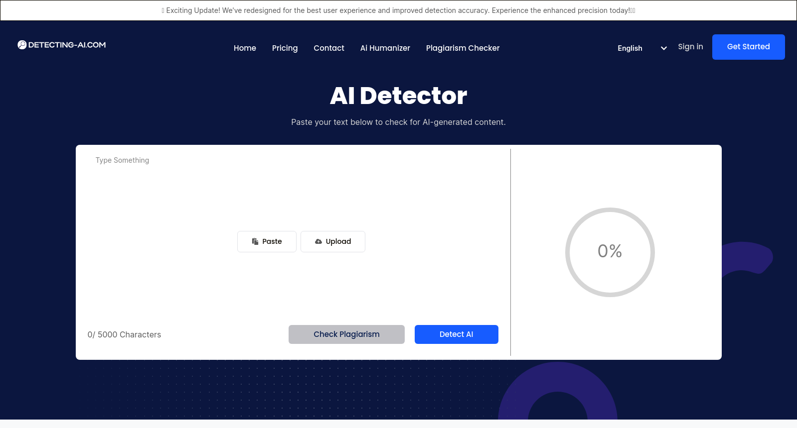 Ai Content Detector - Reliable and detailed results