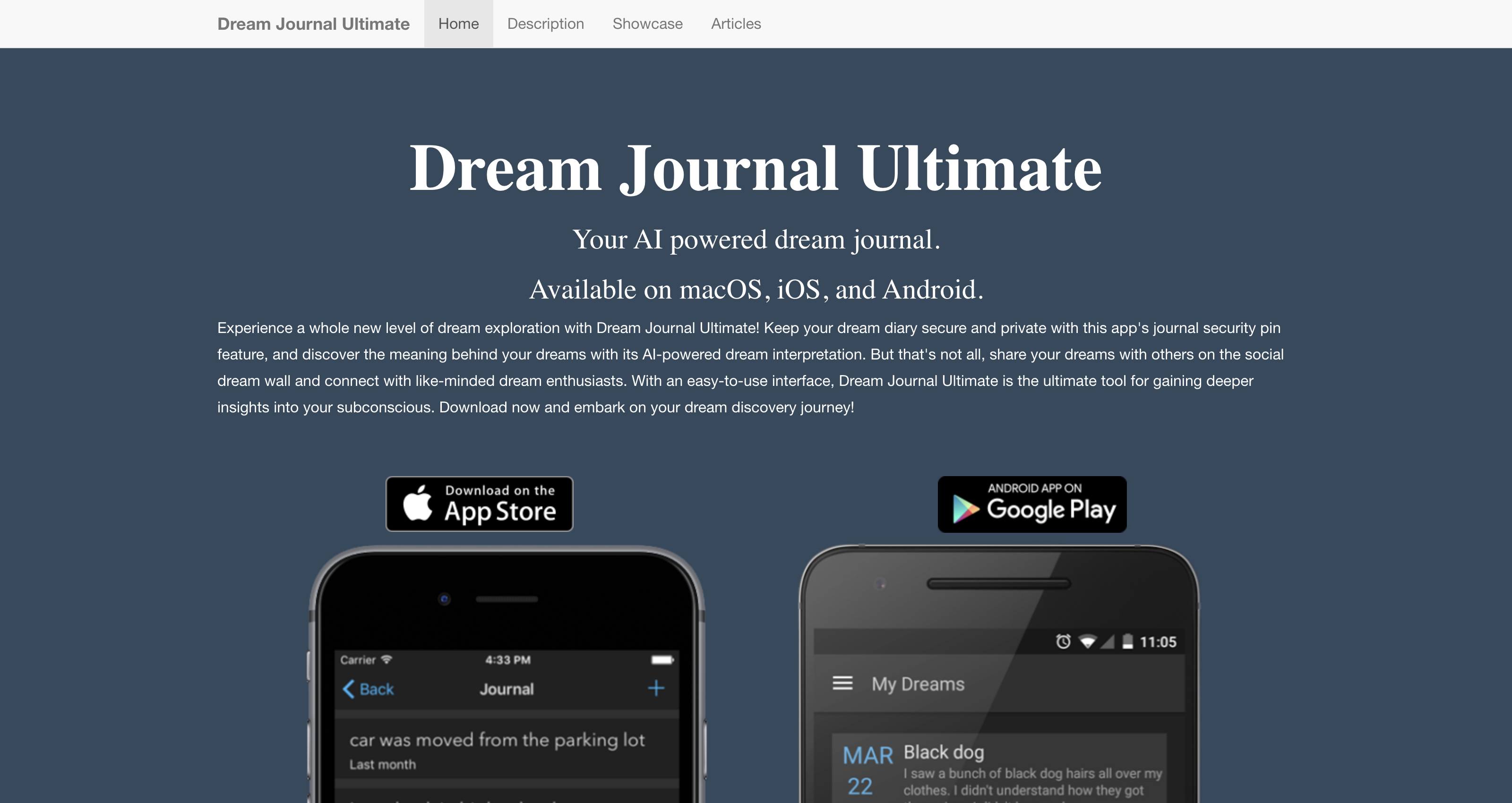 Dream Journal Ultimate: The best dream journal app