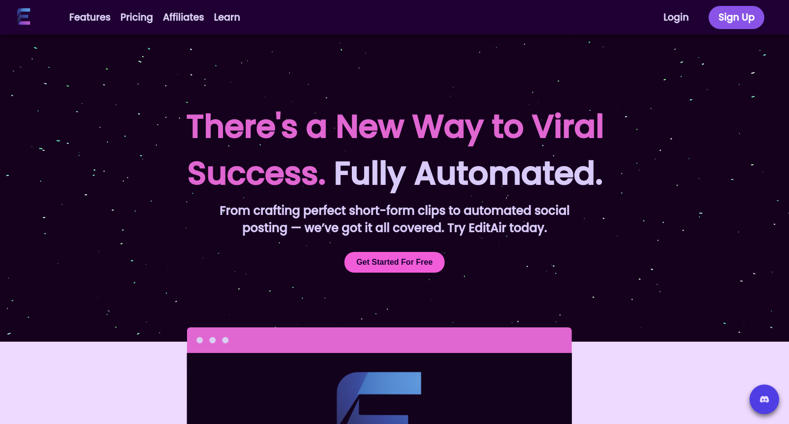EditAir: AI-Driven Video Editing icon