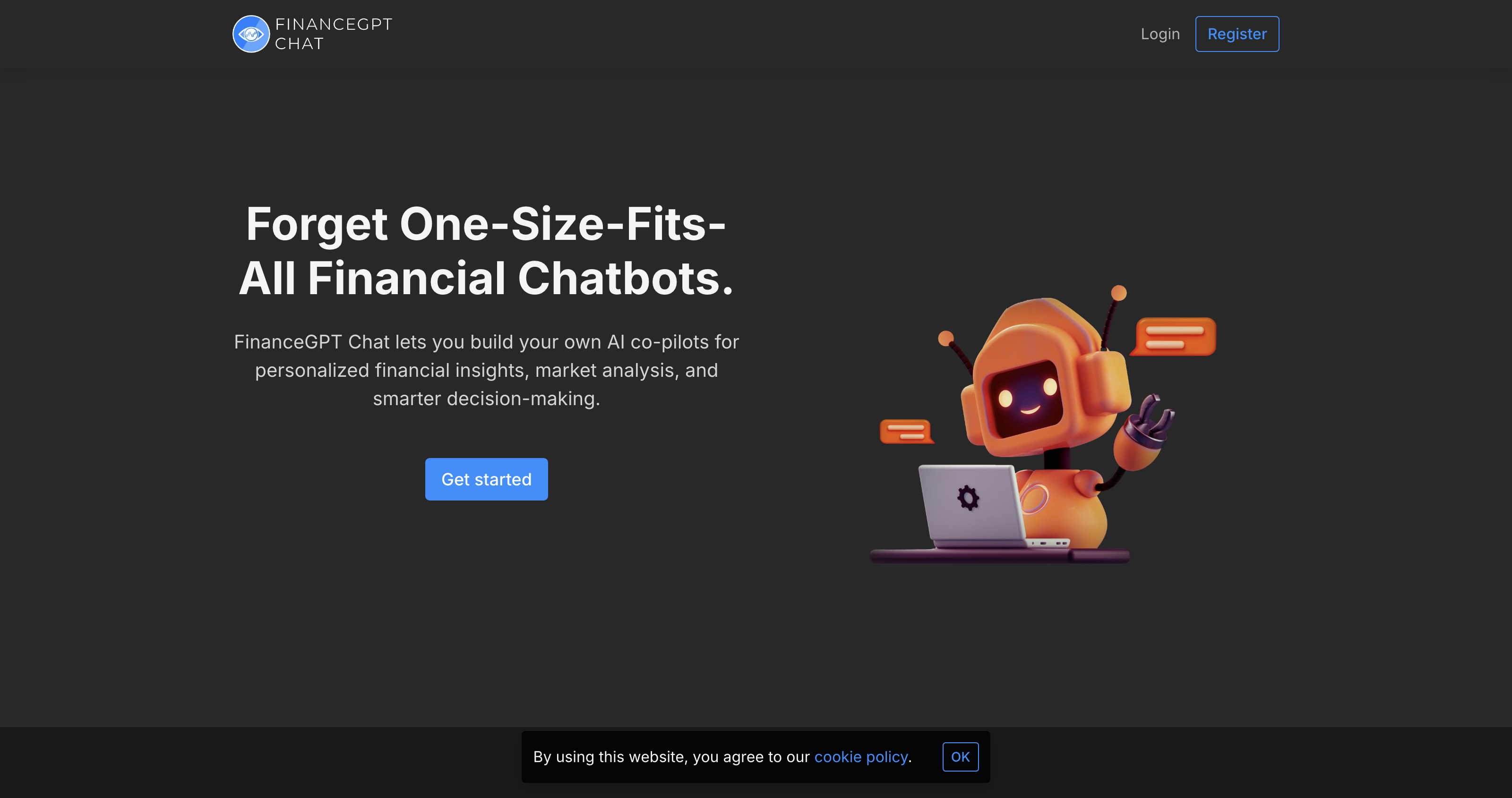 FinanceGPT Chat - Build Custom AI Co-Pilots for Finance icon