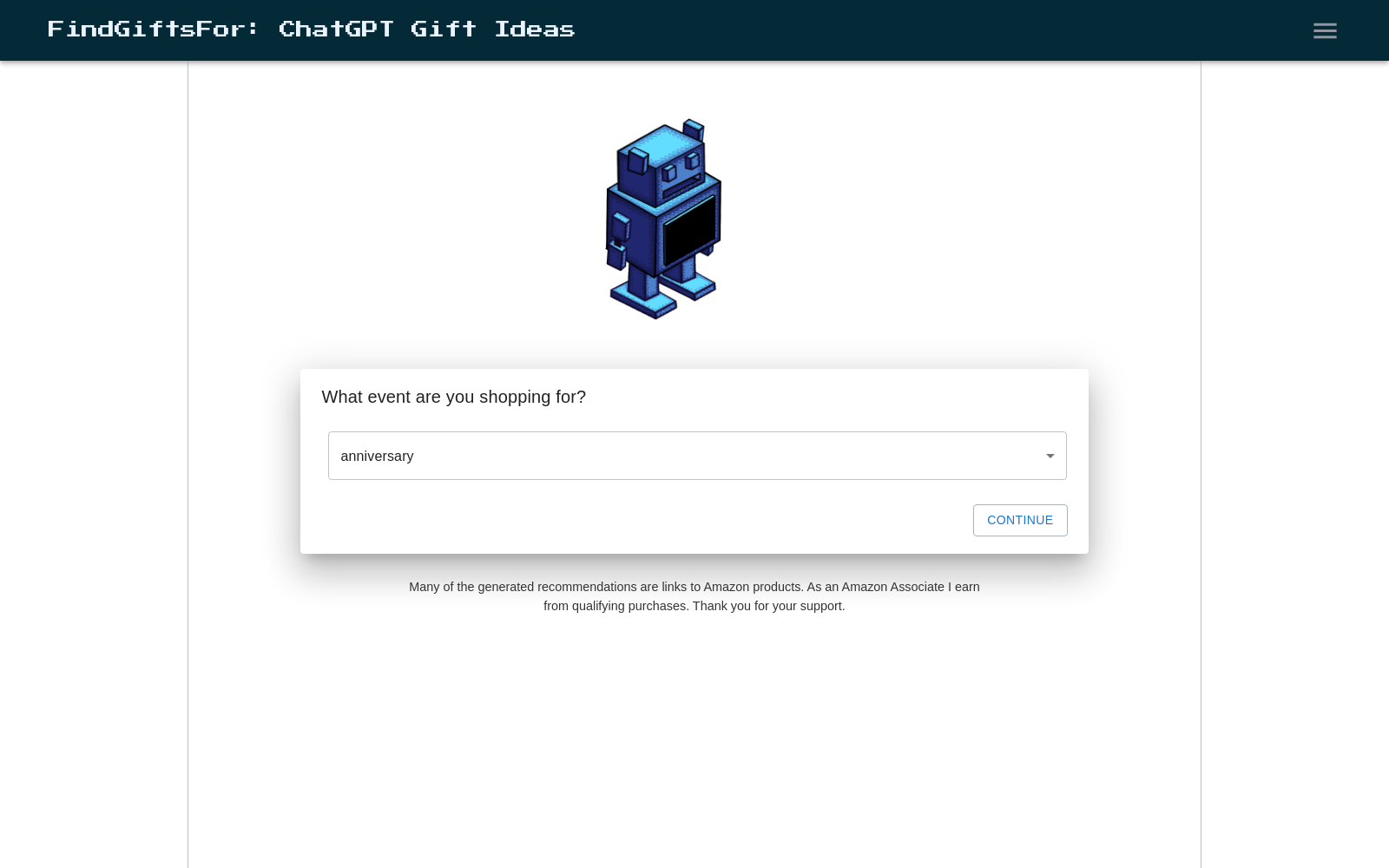 ChatGPT Gift Search