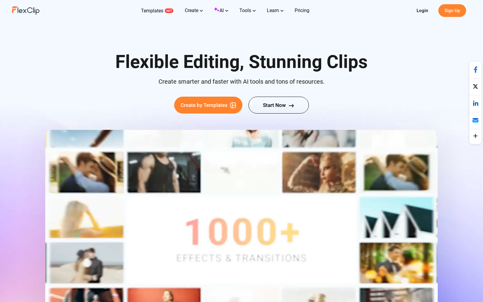 Online Video Editor - Make Videos for Free | FlexClip icon