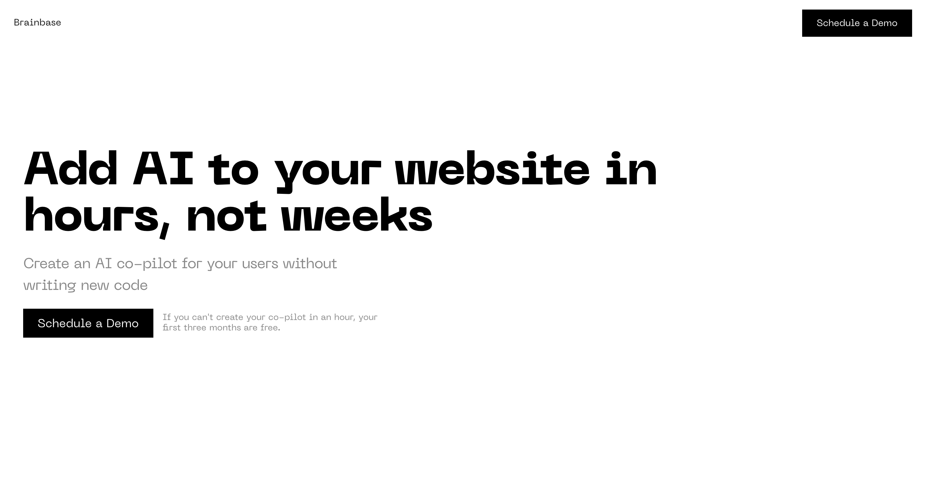 Brainbase - Notion AI for your website