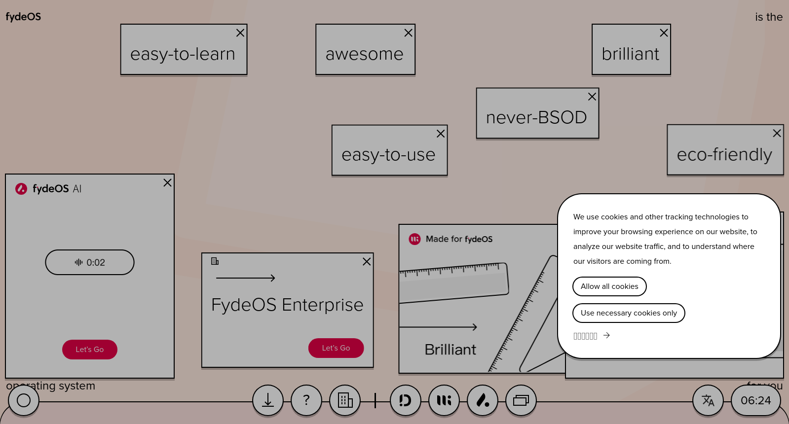 FydeOS - Your lightning-fast, rock-solid and always-ready OS icon