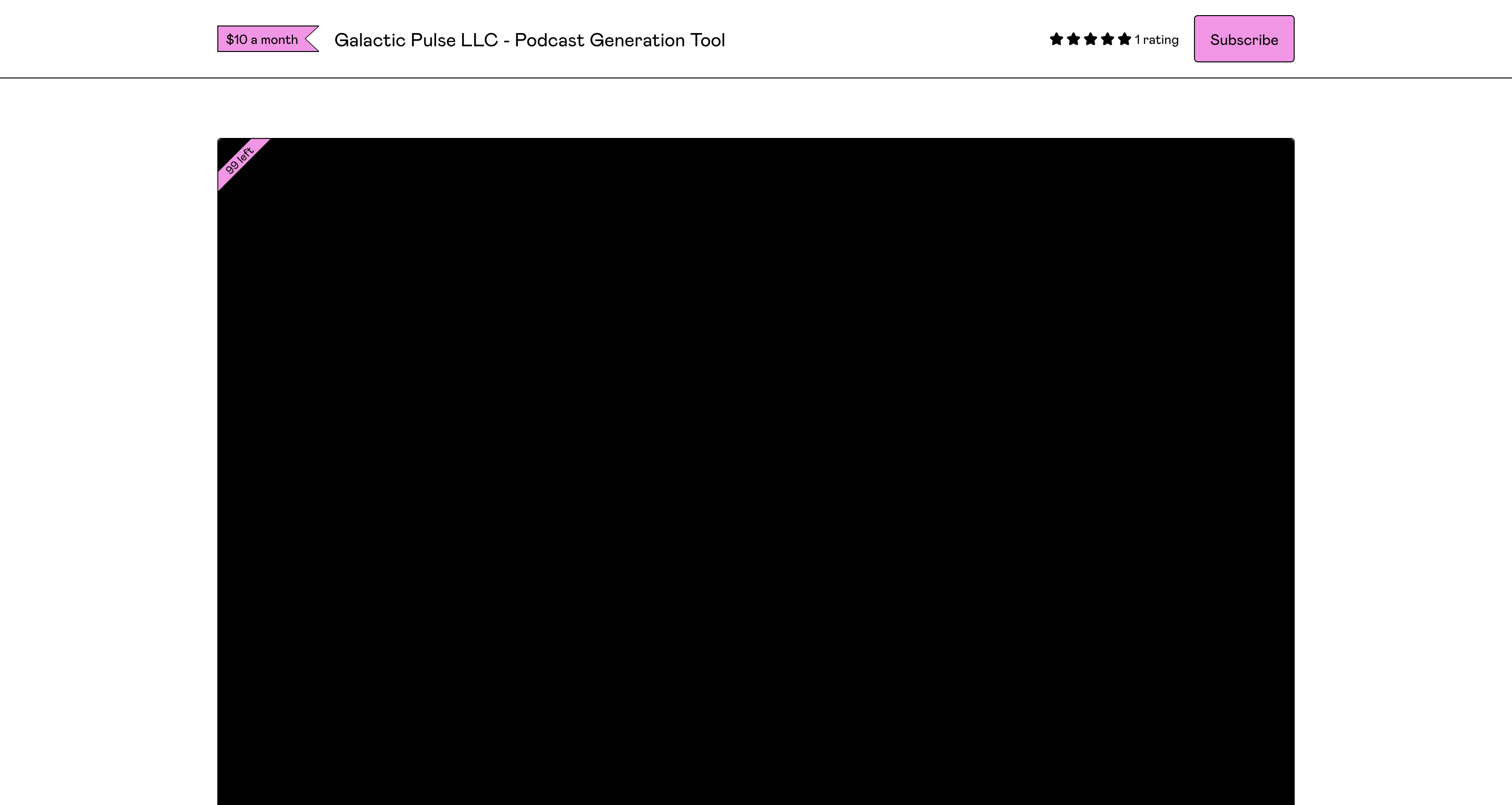Galactic Pulse LLC - Podcast Generation Tool