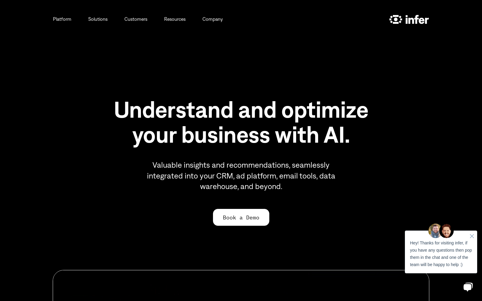 Infer | Understand & optimize your KPIs with AI. icon