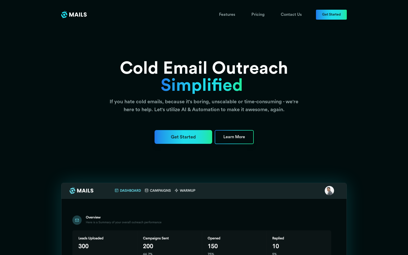 GetMails - Cold Email Outreach Simplified