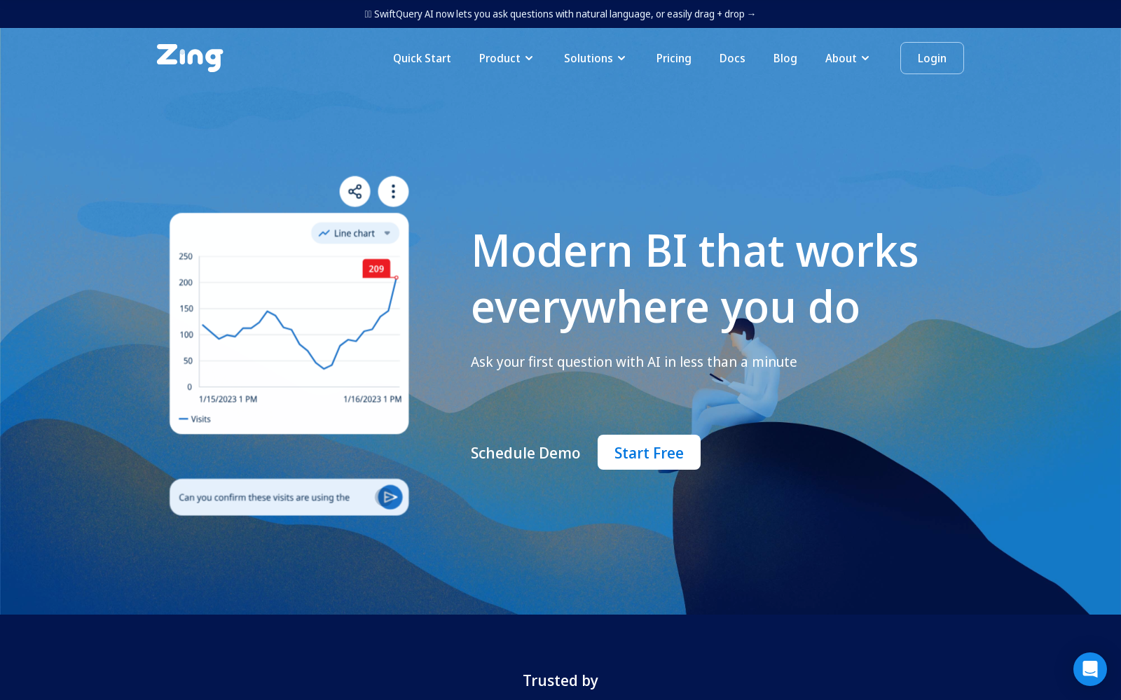 Home | Zing Data | GenAI business intelligence that works anywhere
