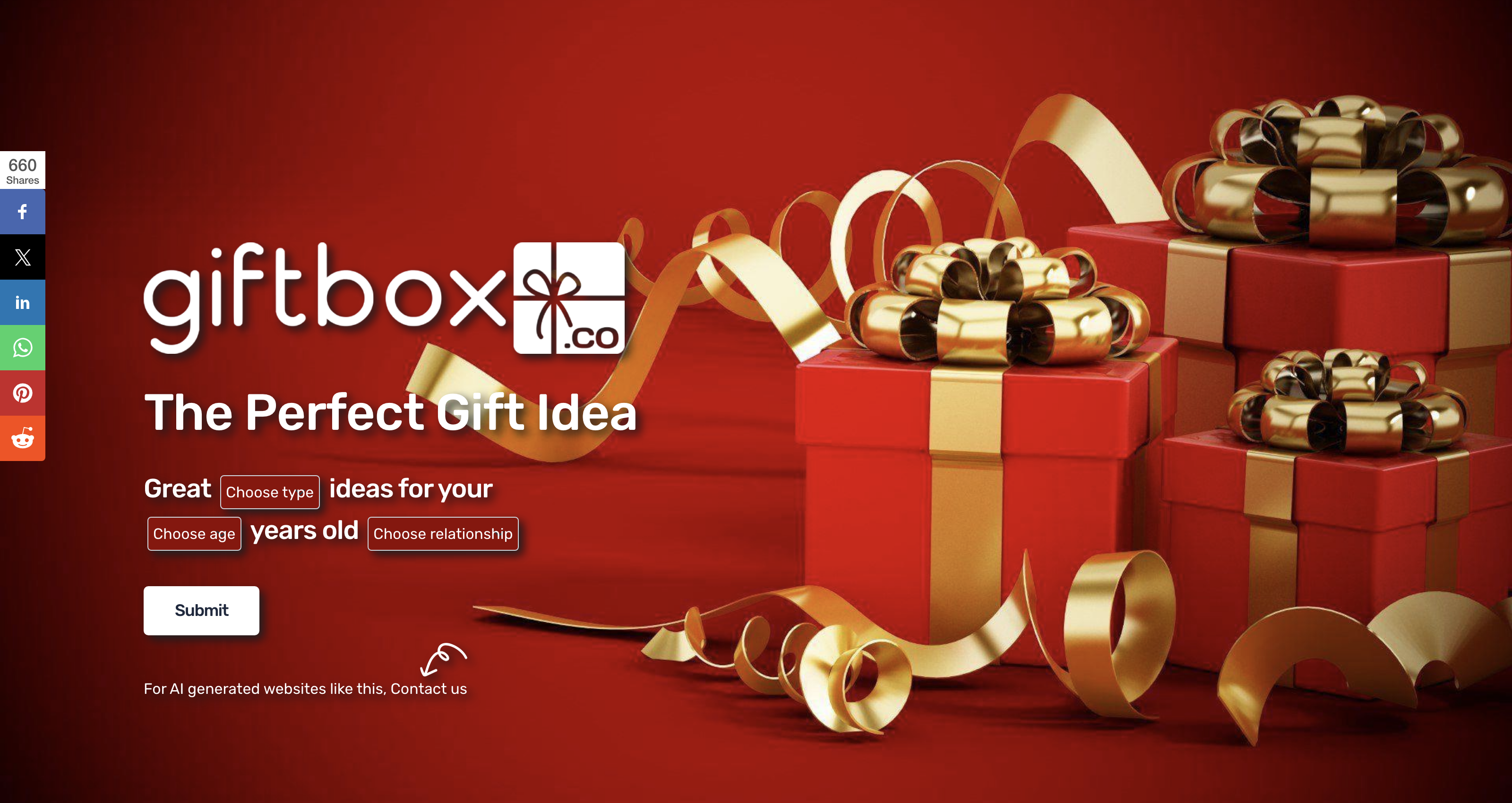 Let the power of AI help you find the perfect Gift Ideas for the ones you love