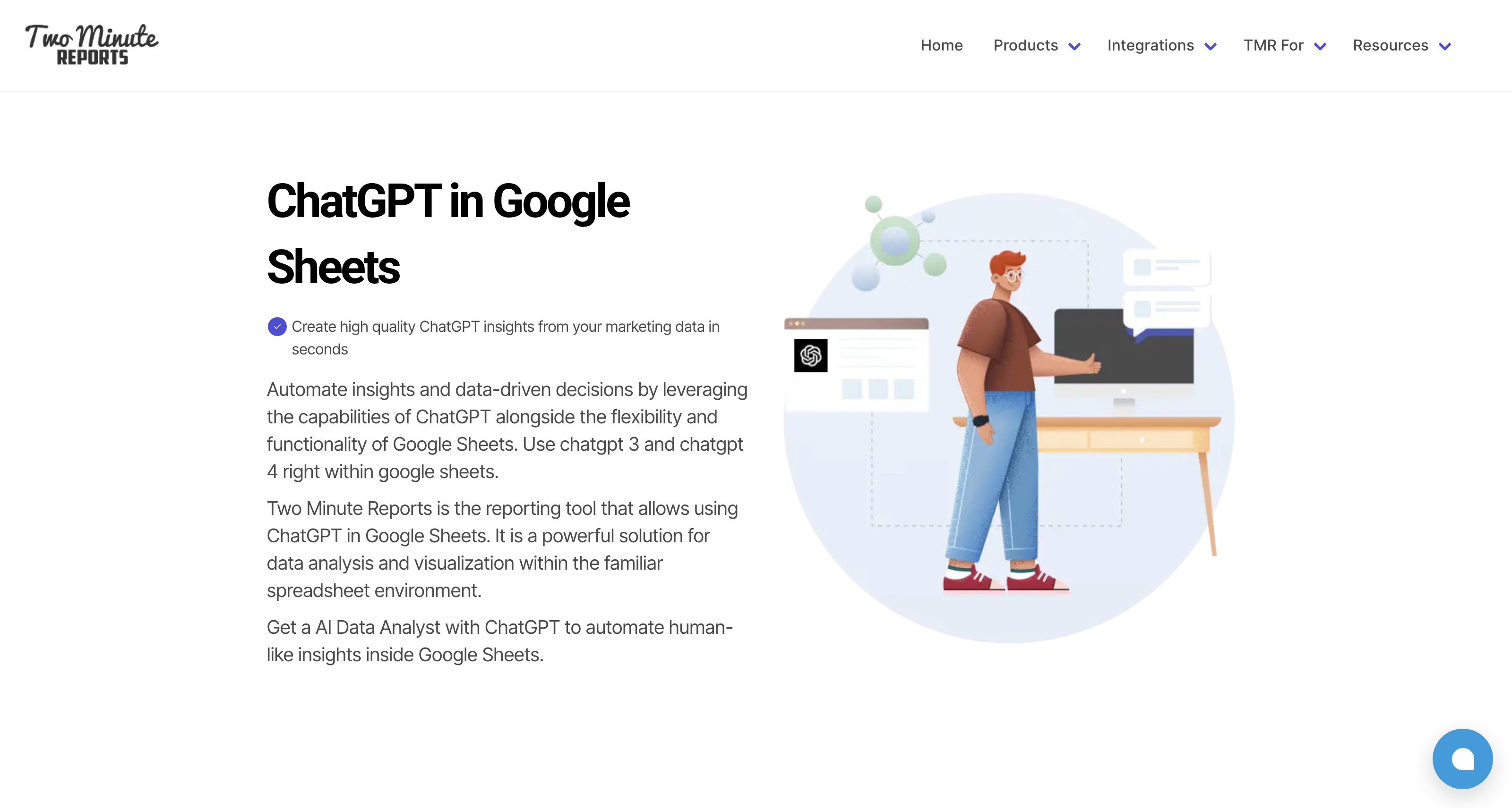 Actionable insights with ChatGPT for Google Sheets