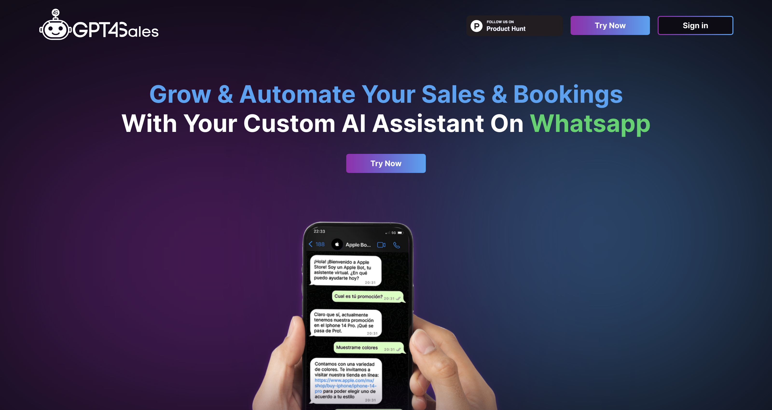 GPT4Sales create your custom GPT for your business icon