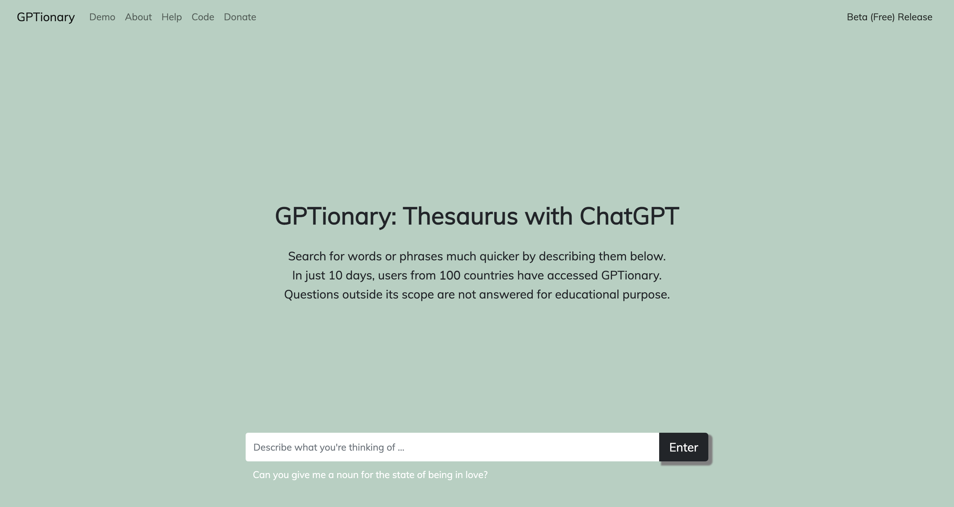 GPTionary: Automate Thesaurus with AI icon
