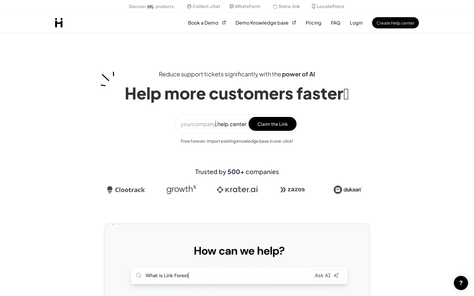 Customer Support Knowledge Base powered by AI icon
