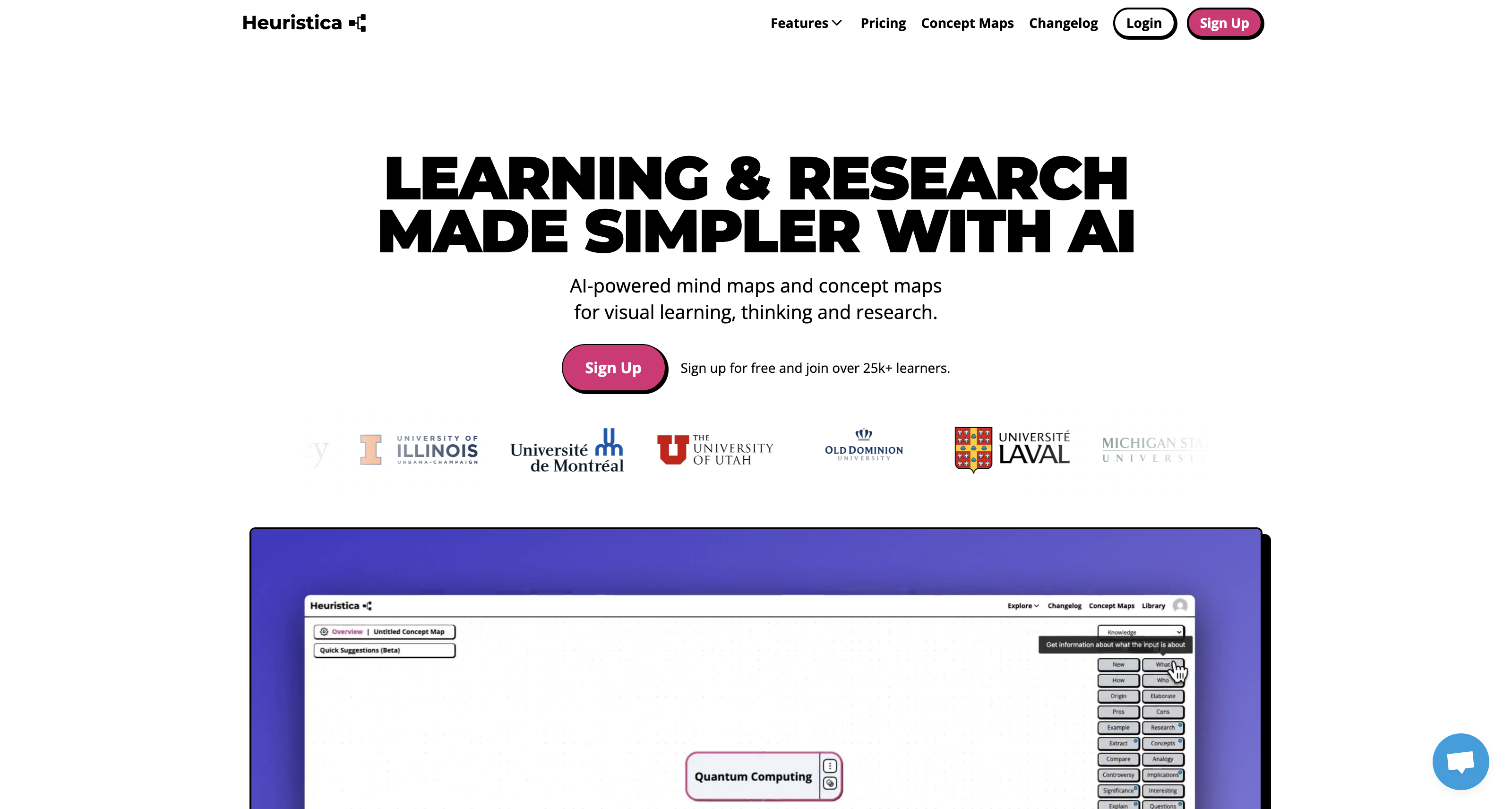 Heuristica | Research, learn and create using AI-powered concept maps icon
