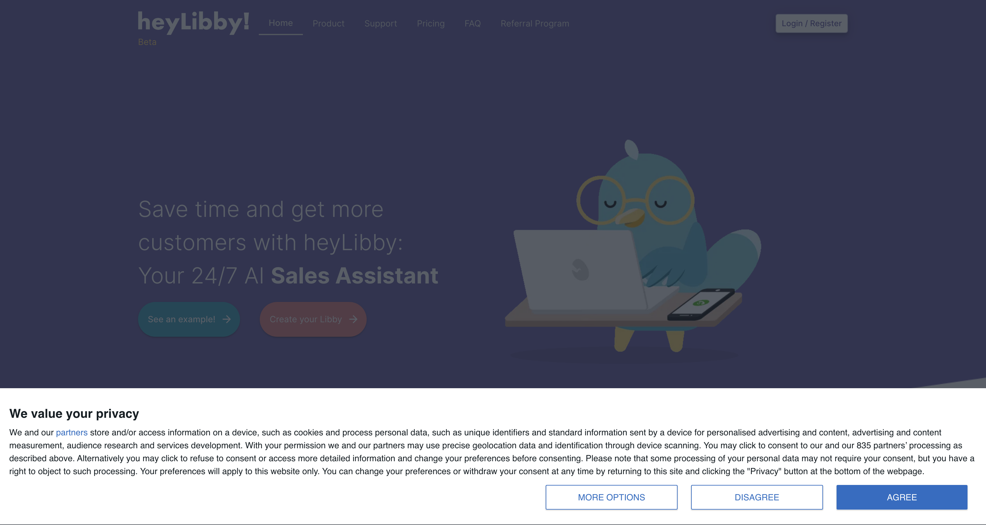 heyLibby Sales Assistant
