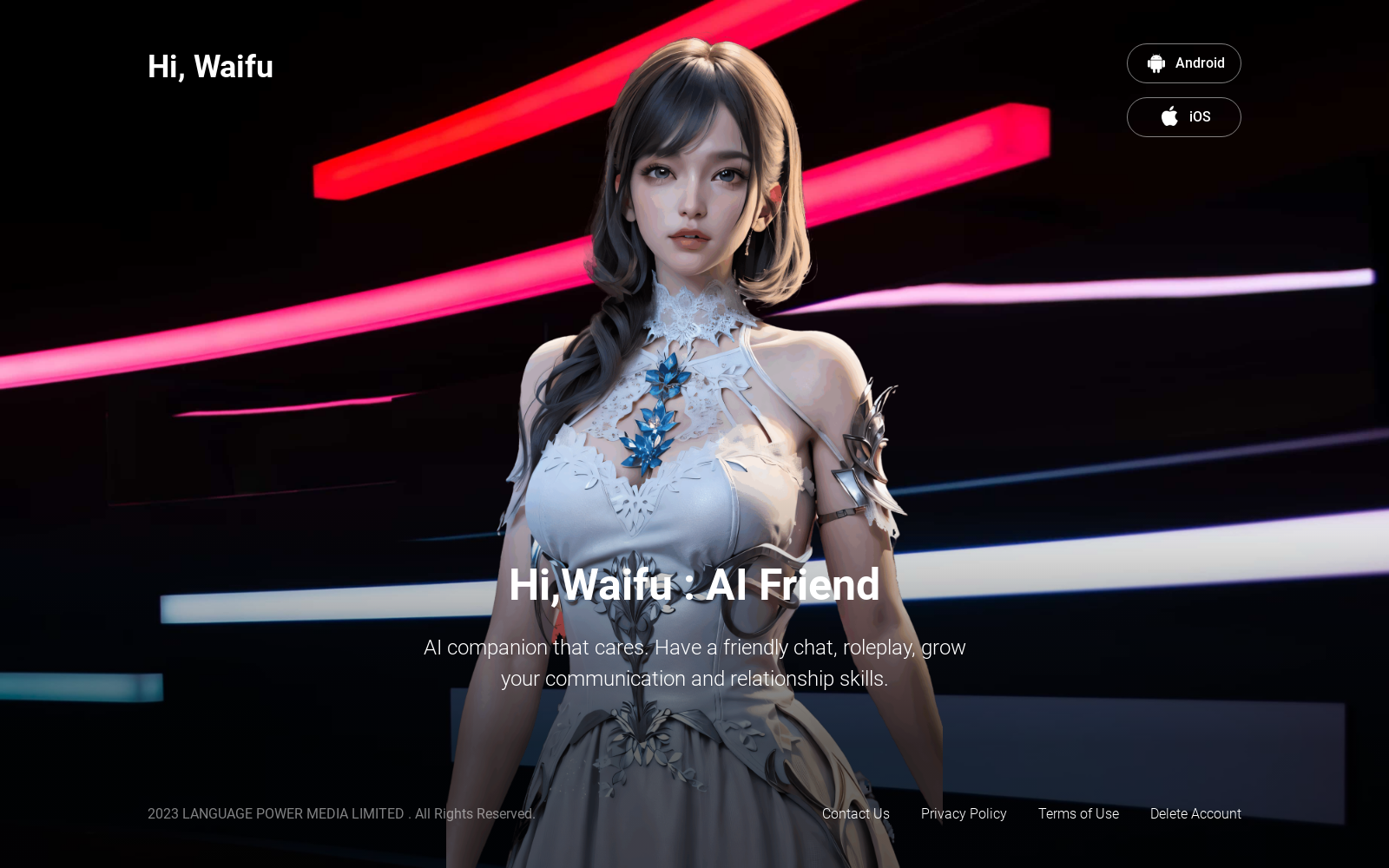 Hi,Waifu : AI Friend icon