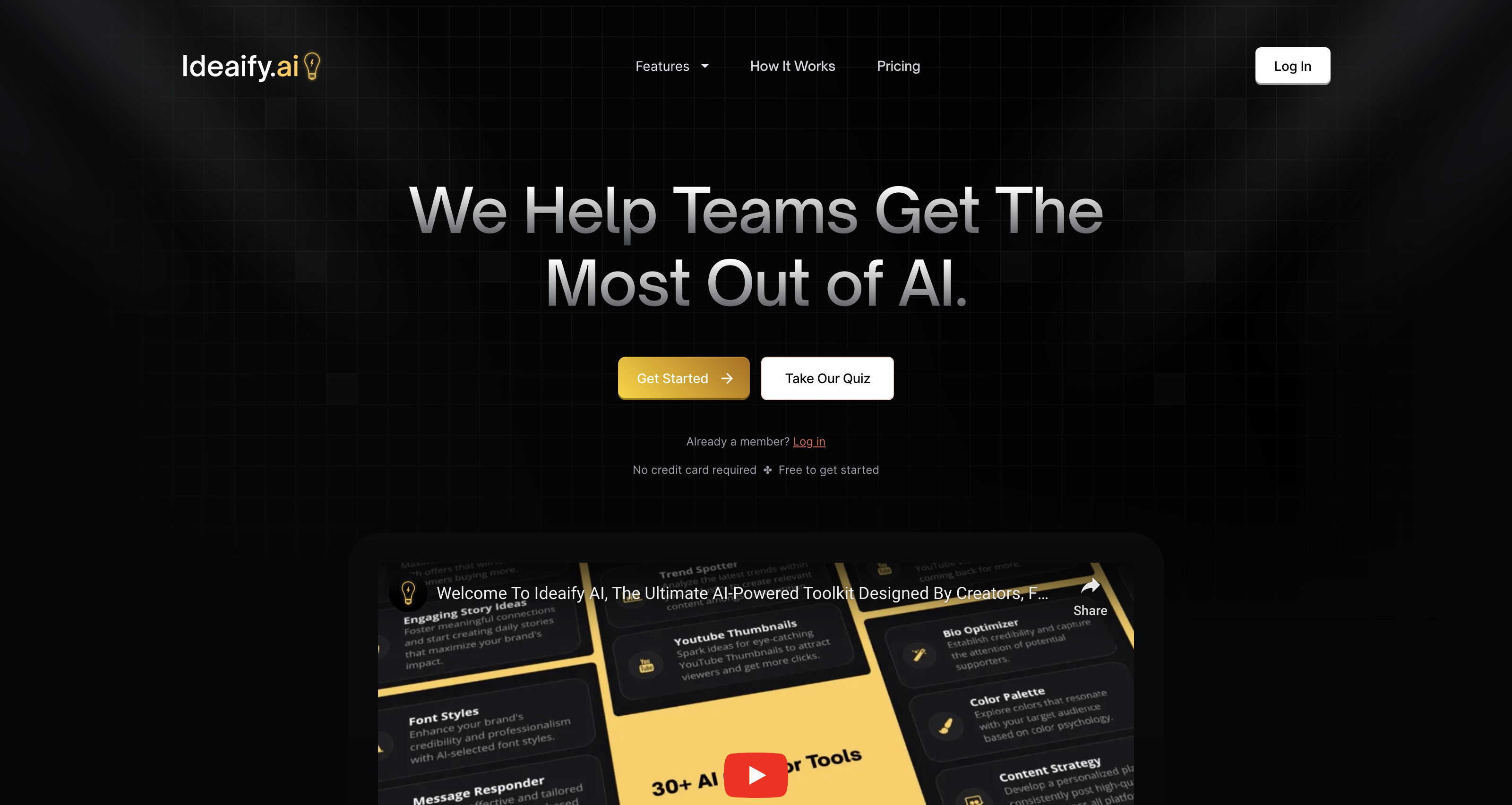 Ideaify AI: People-Centric Solution For AI Adoption - Ai Tools for Content generation