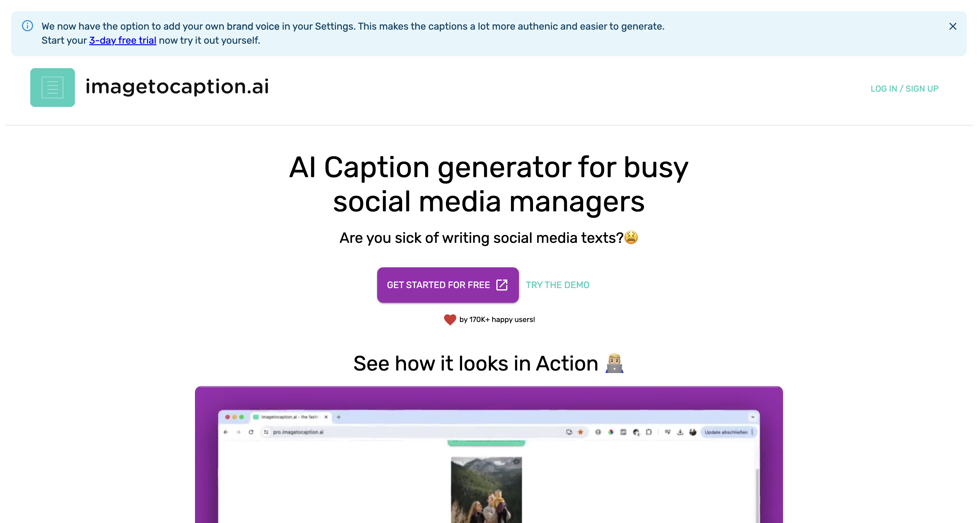 Automate your captions to save time and energy. icon