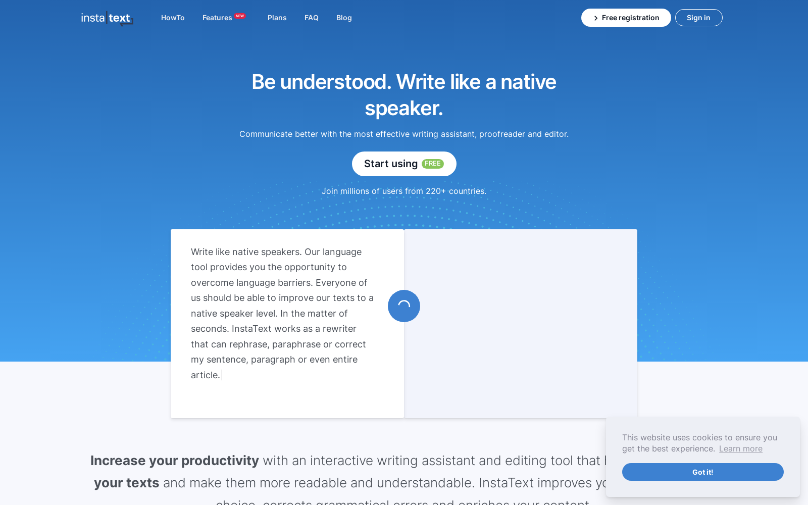 Write like a native speaker
