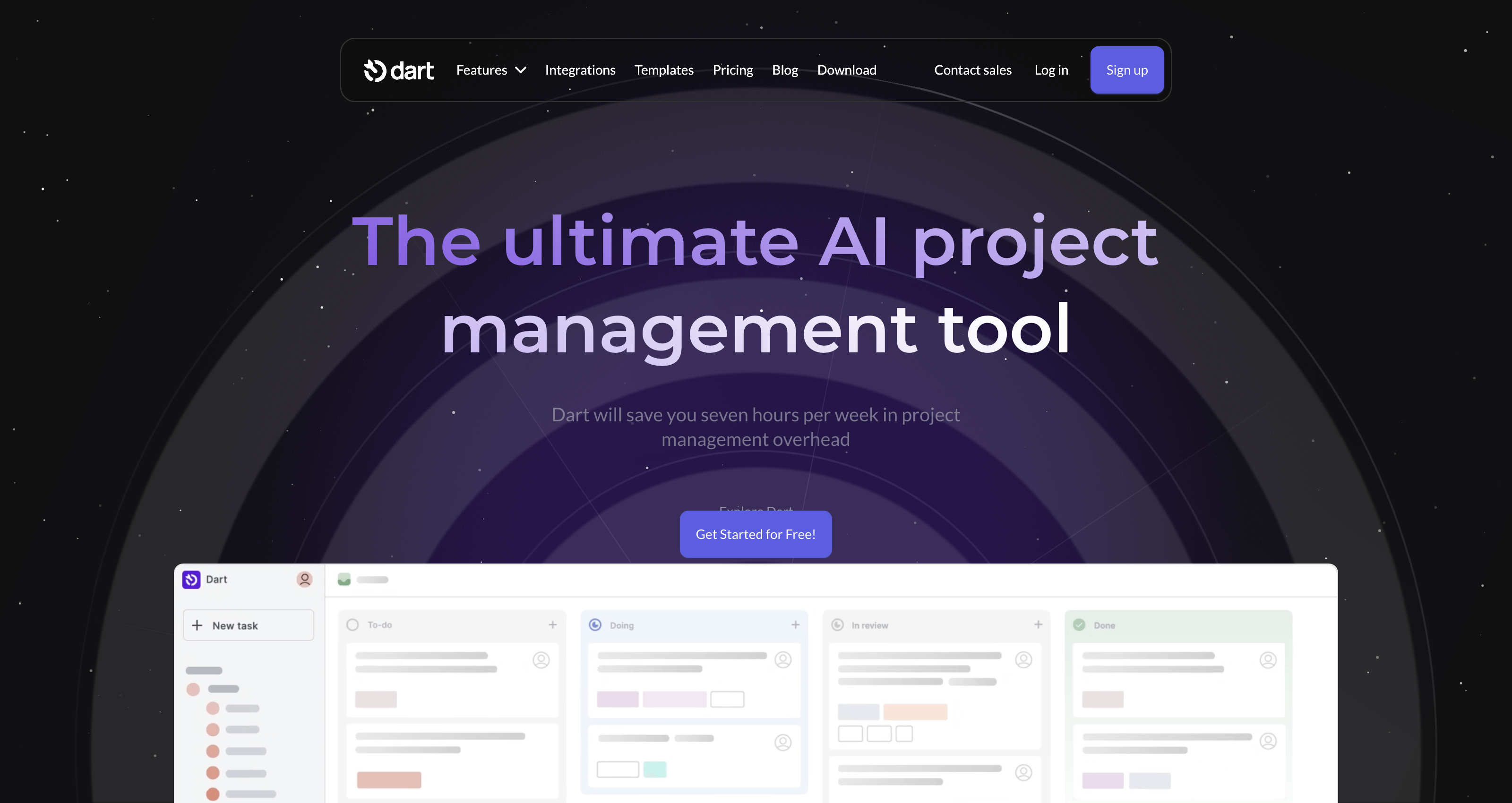 Dart - Project Management