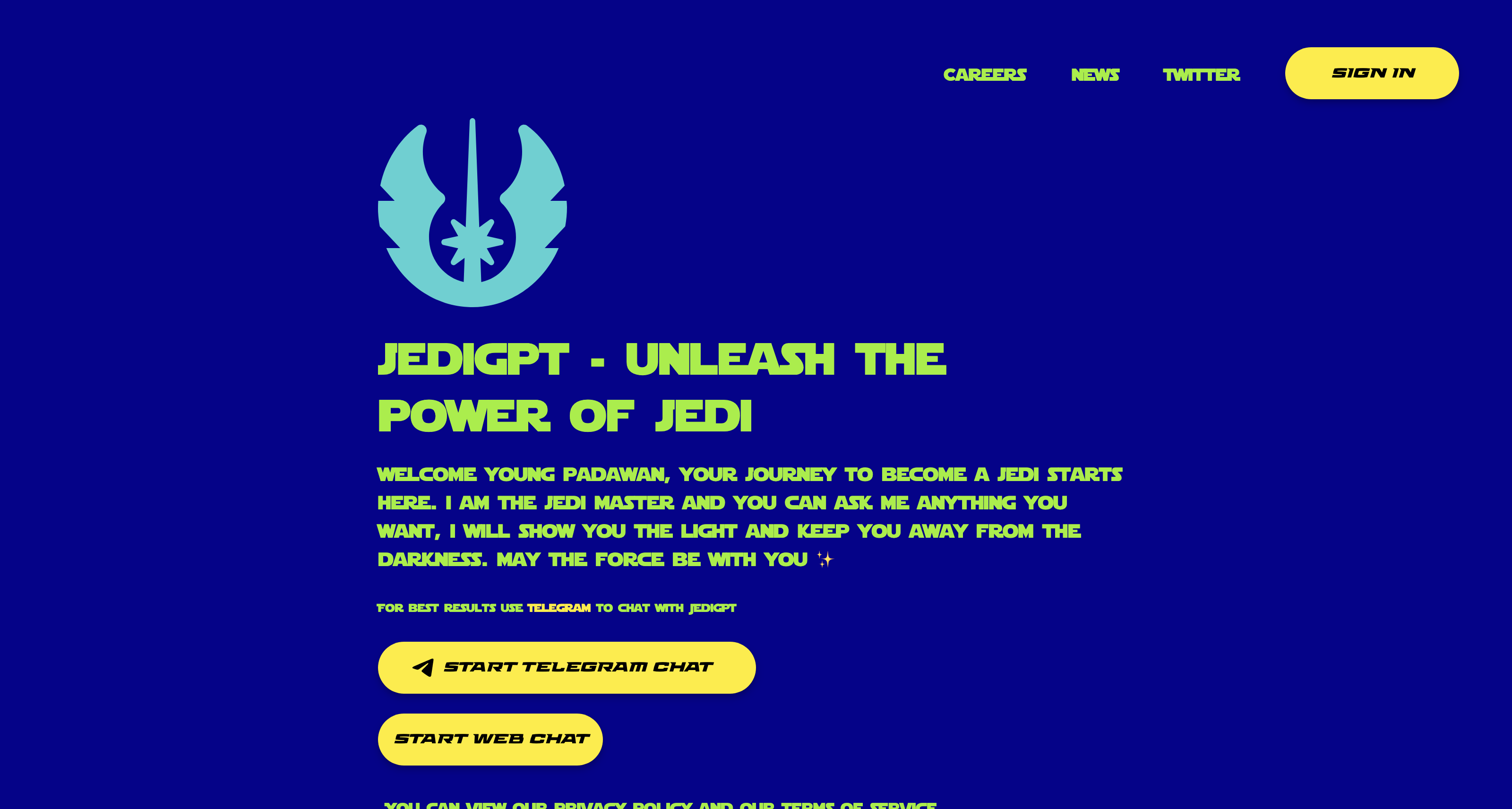 JediGPT - Unleash the power of Jedi icon