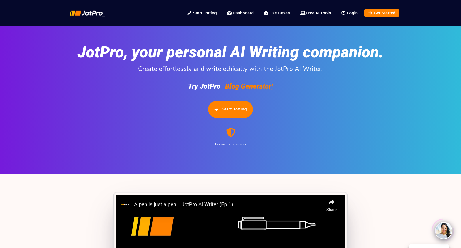 JotPro • AI Writer, Content Generator & Writing Assistant
