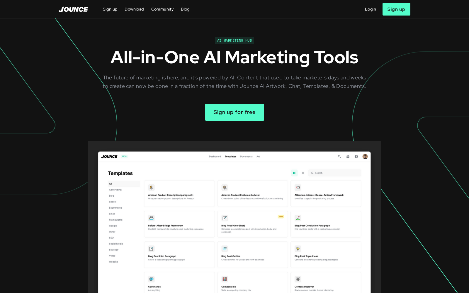 Jounce - Free AI Copywriting & Art for Marketers icon