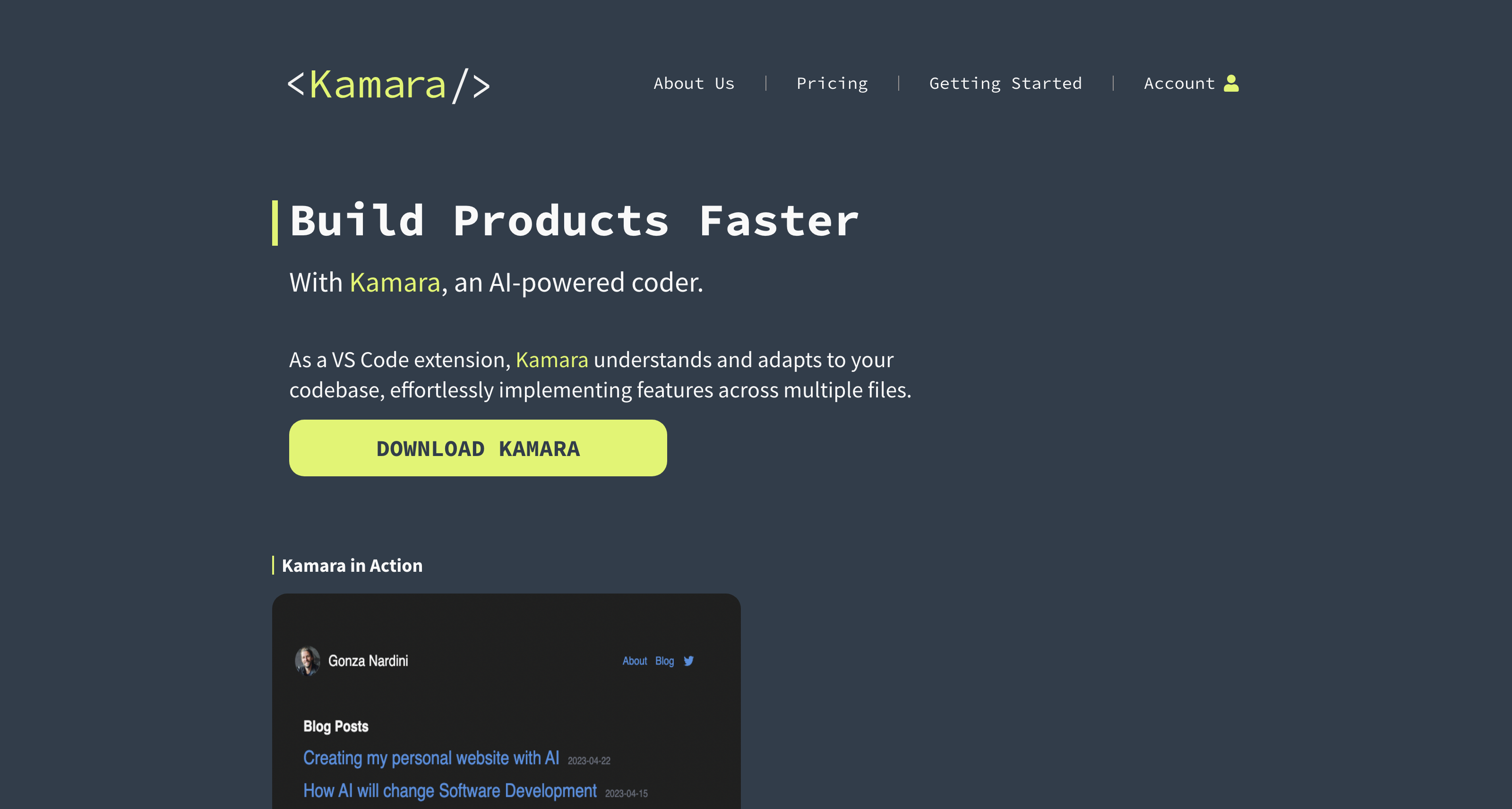 Kamara - AI Code Writer icon