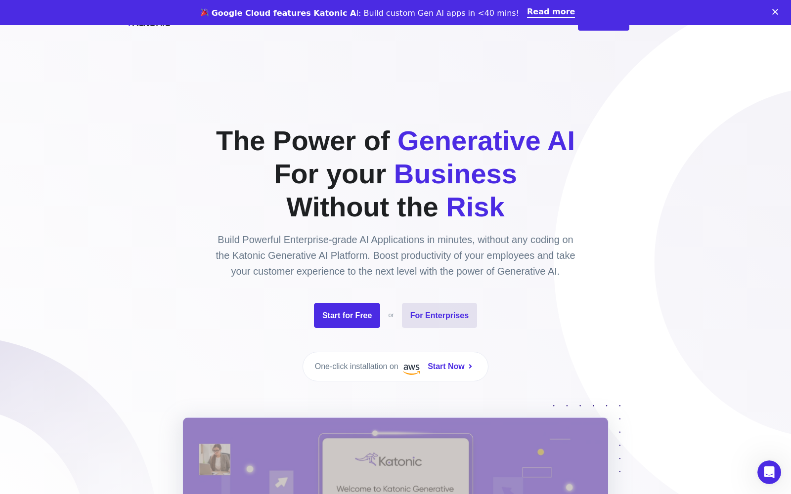 Generative AI Applications & Chatbot Solutions - Katonic Al icon