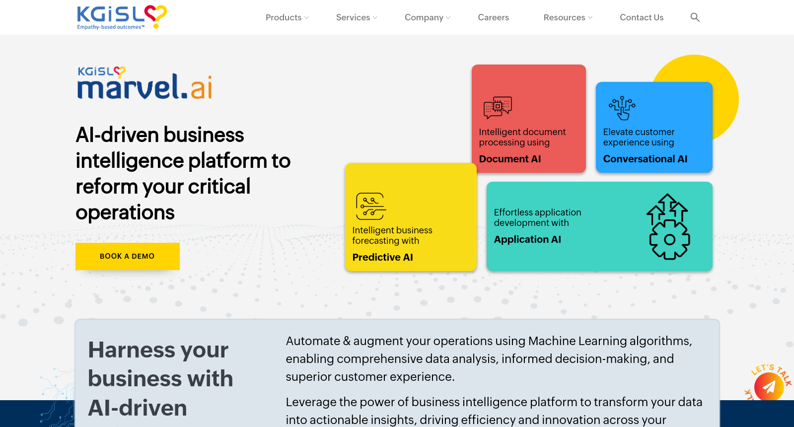 AI-driven Business Intelligence Platform - Marvel.ai | KGiSL